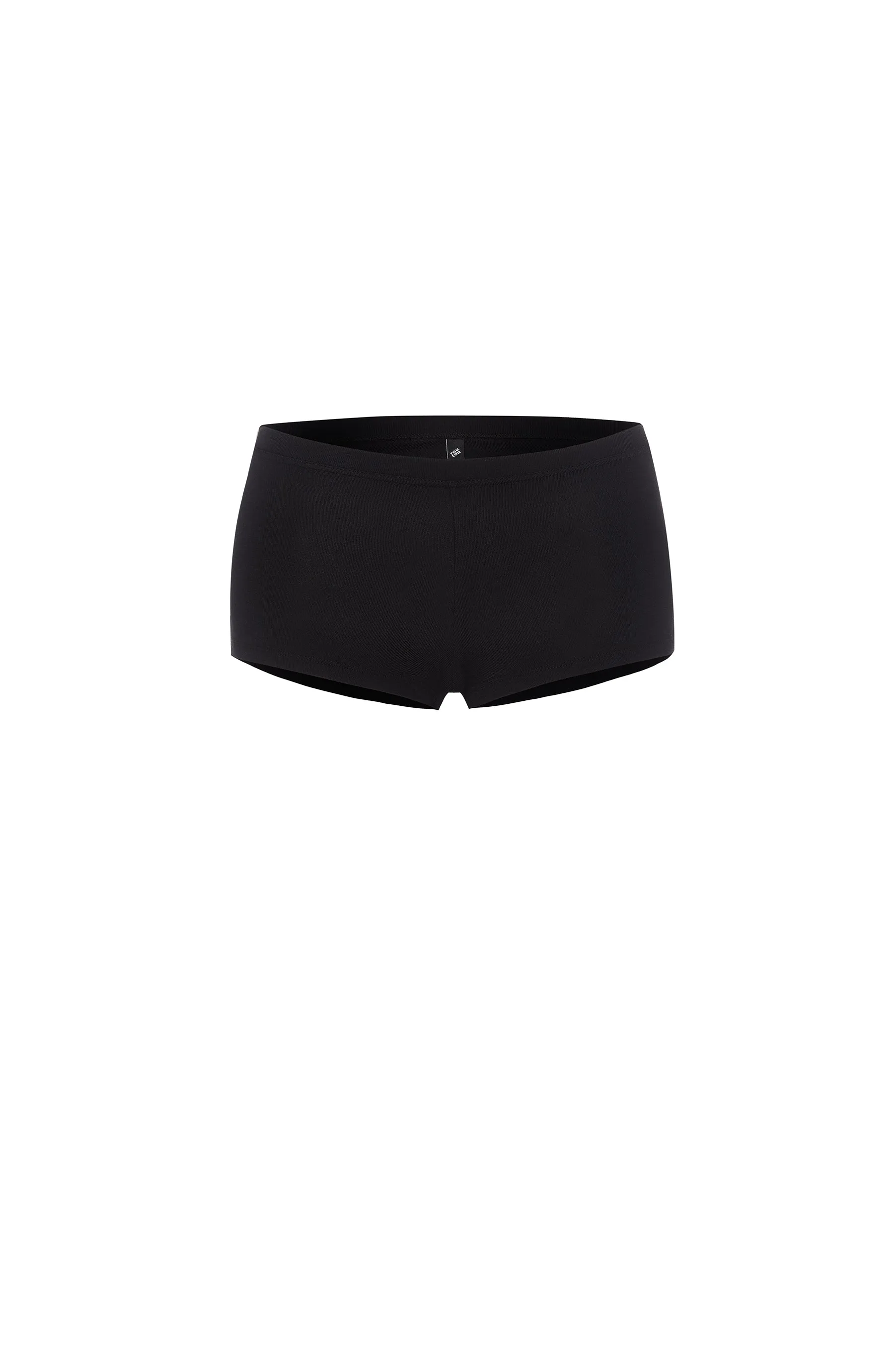 The Boyshort: Black Cotton Jersey sold by Cou Cou Intimates product image thumbnail 3