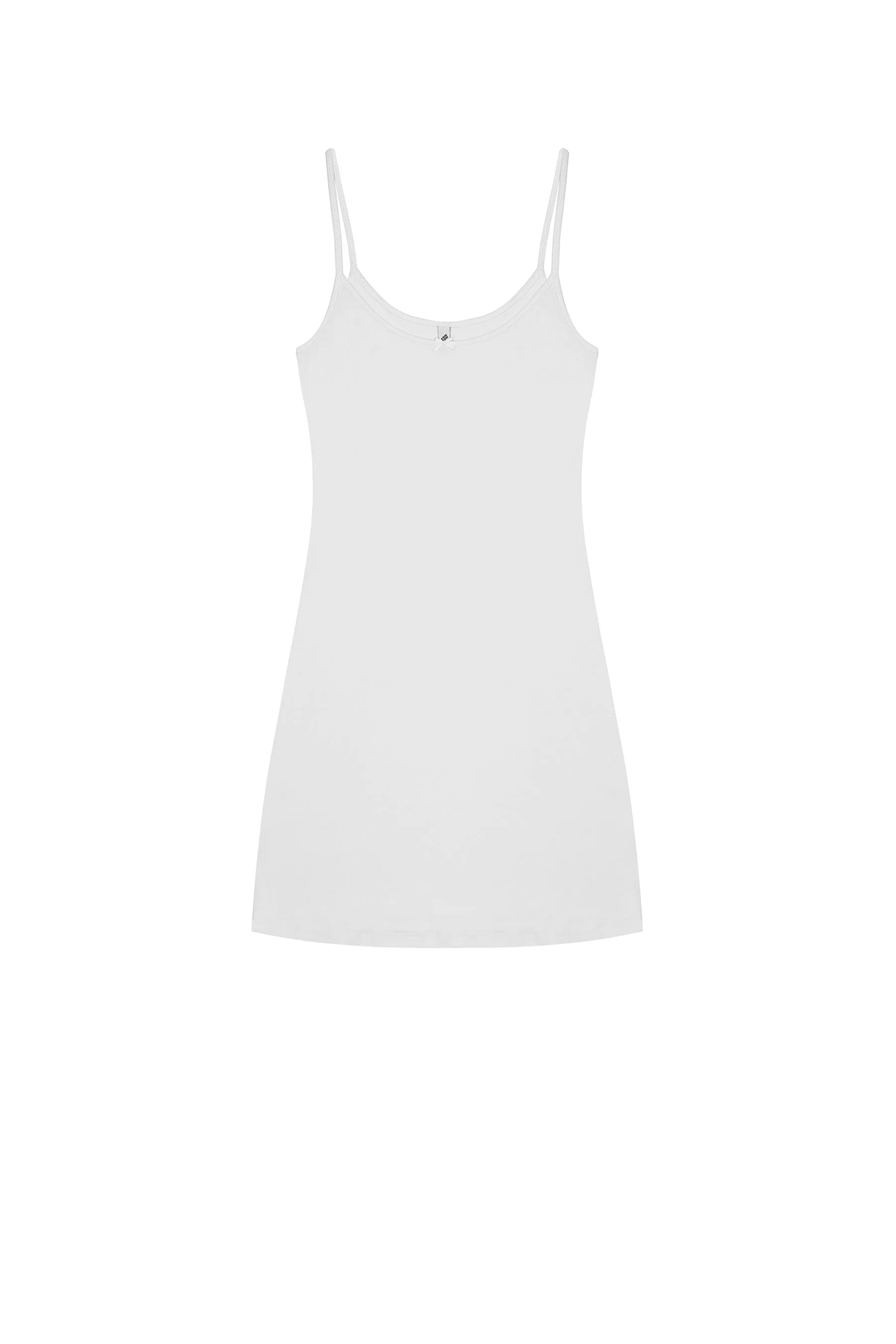 The Tank Dress: White Cotton Jersey sold by Cou Cou Intimates product image thumbnail 3