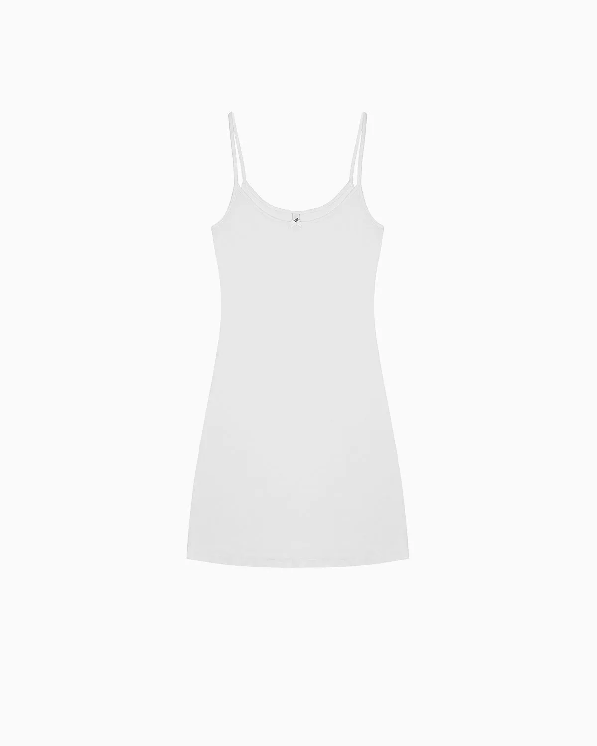 The Tank Dress: White Cotton Jersey sold by Cou Cou Intimates