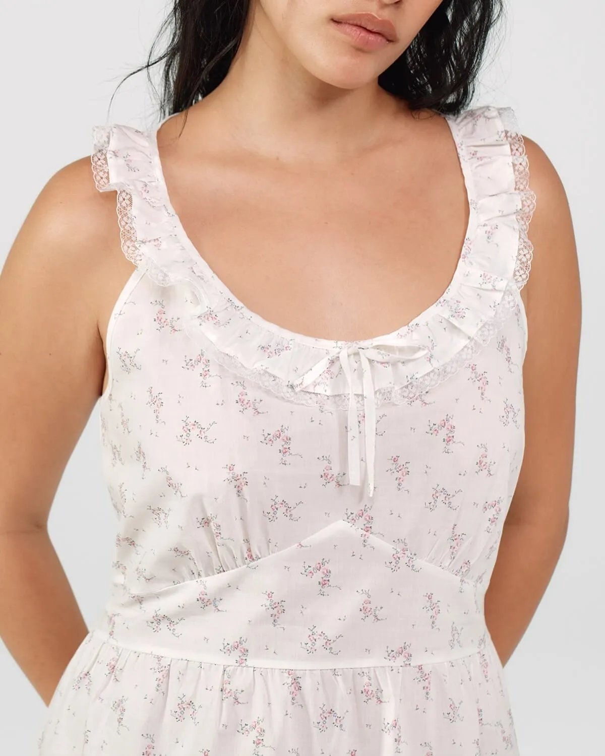 The Jardin Mini: French Blossom Cotton Voile sold by Cou Cou Intimates product image thumbnail 3