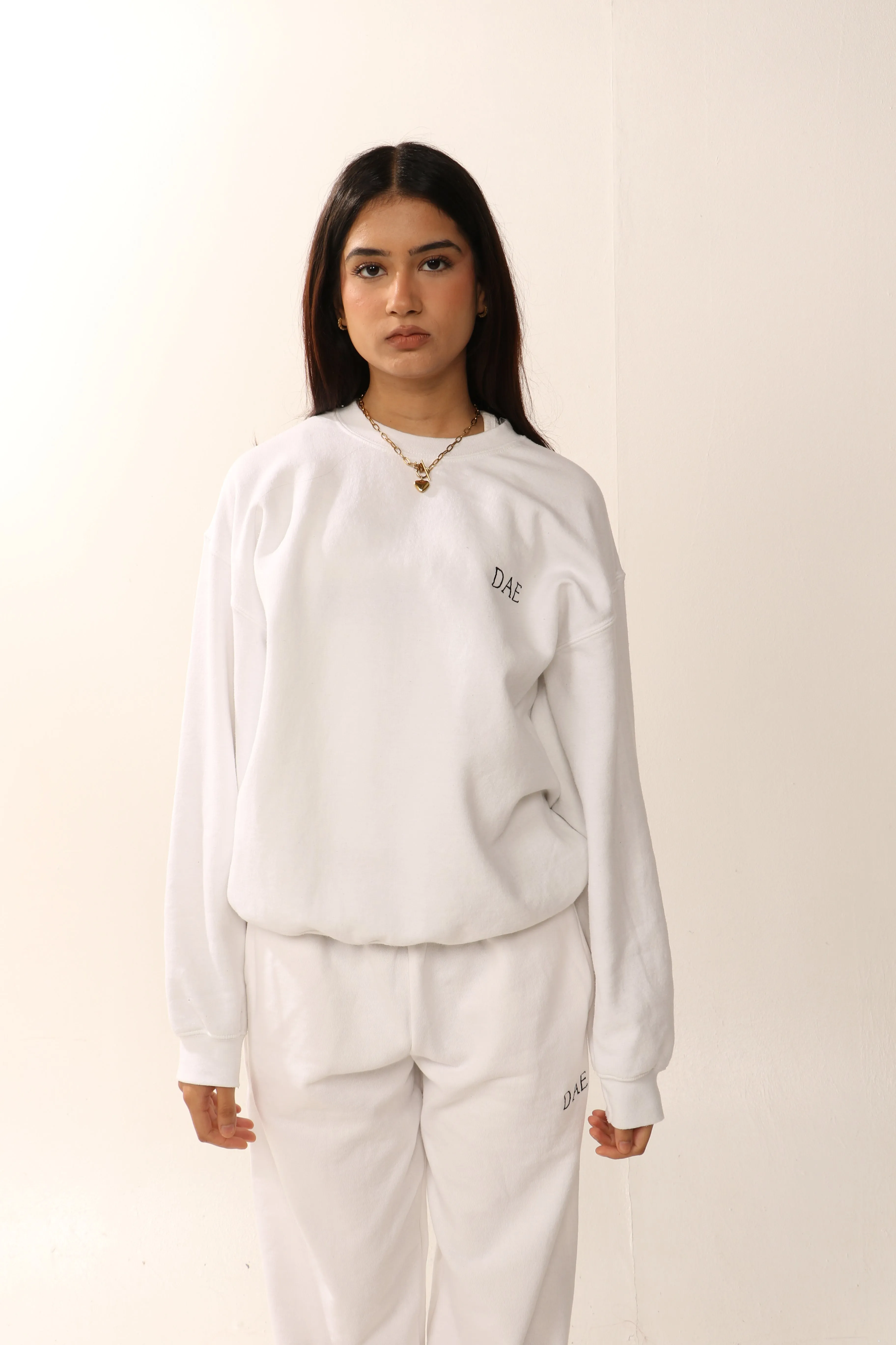DAE Classic Sweatshirt - White sold by DAE