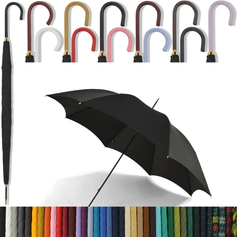 WLT1 Slim Leather (11 Handle Choices) sold by Fox Umbrellas
