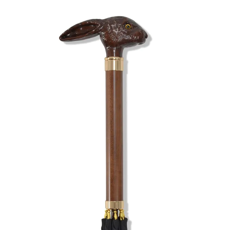 WL16 Brown Rabbit Head (New 2026) sold by Fox Umbrellas