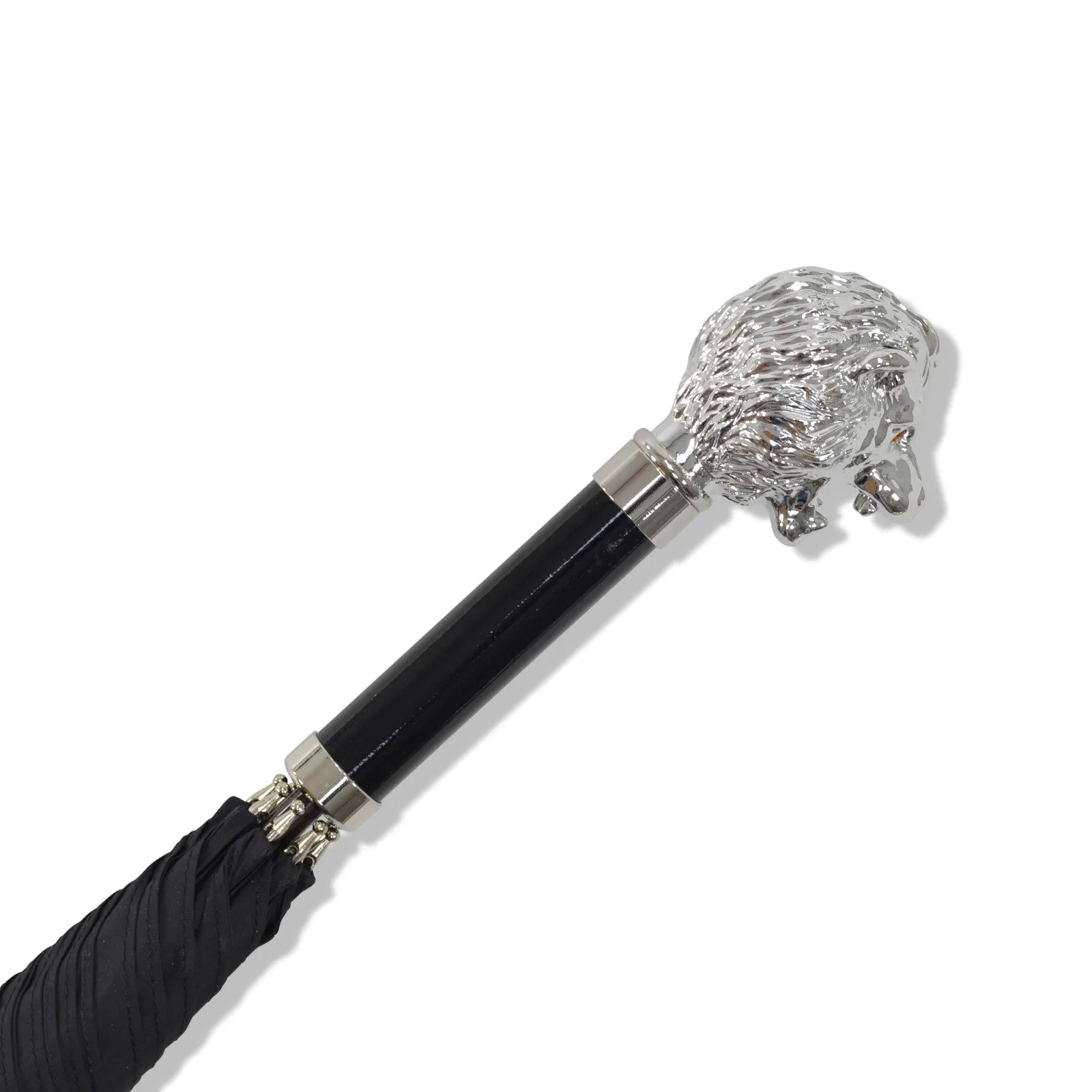 WLT7 Nickel Lion Head (NEW 2026) sold by Fox Umbrellas product image thumbnail 2