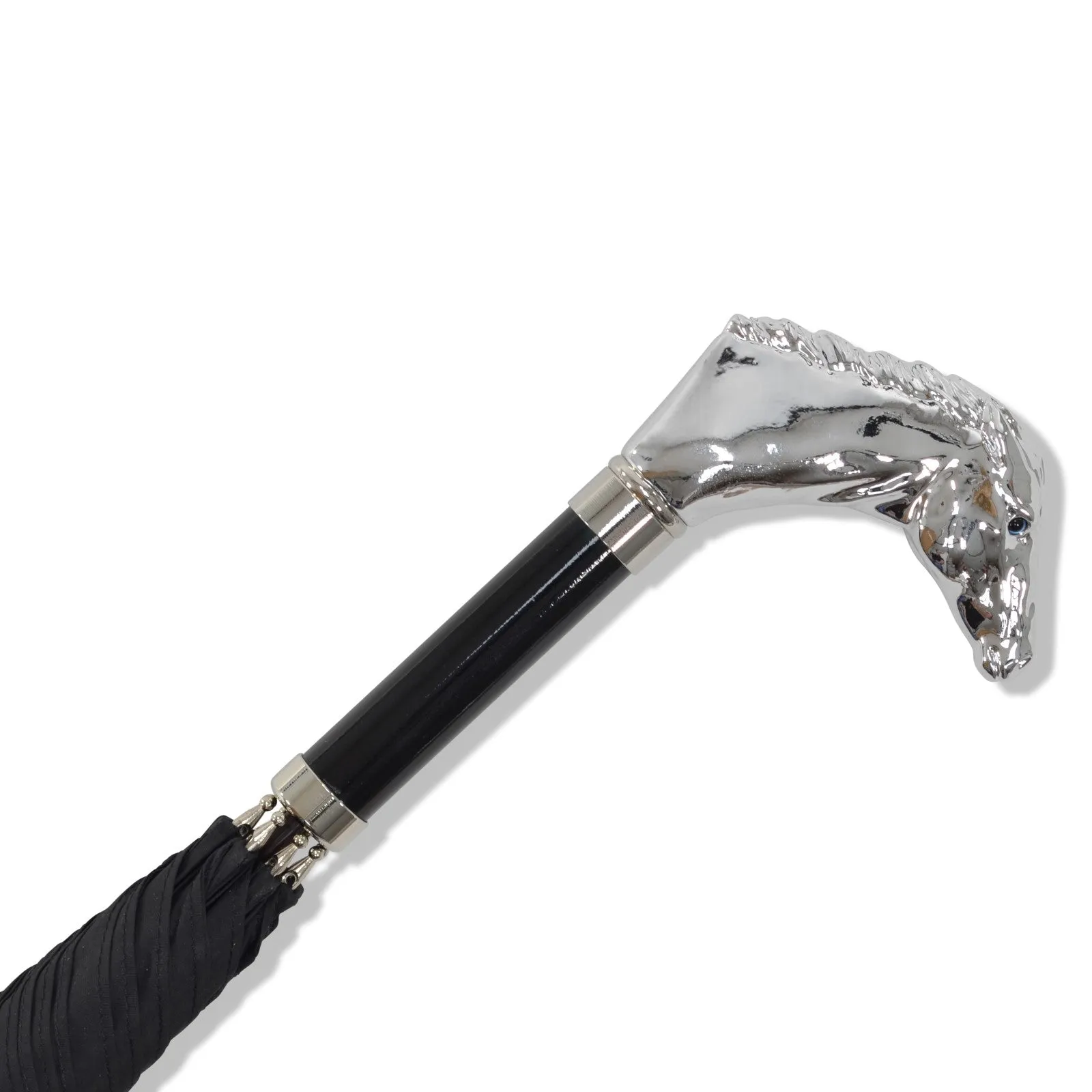 WLT7 Nickel Horse Head (NEW 2026) sold by Fox Umbrellas product image thumbnail 2