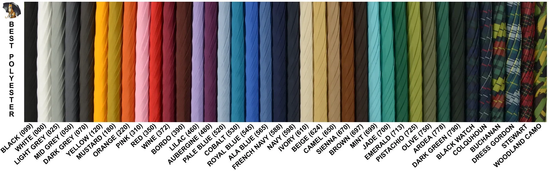 WLT7 Nickel Bulldog Head (NEW 2026) sold by Fox Umbrellas product image thumbnail 5