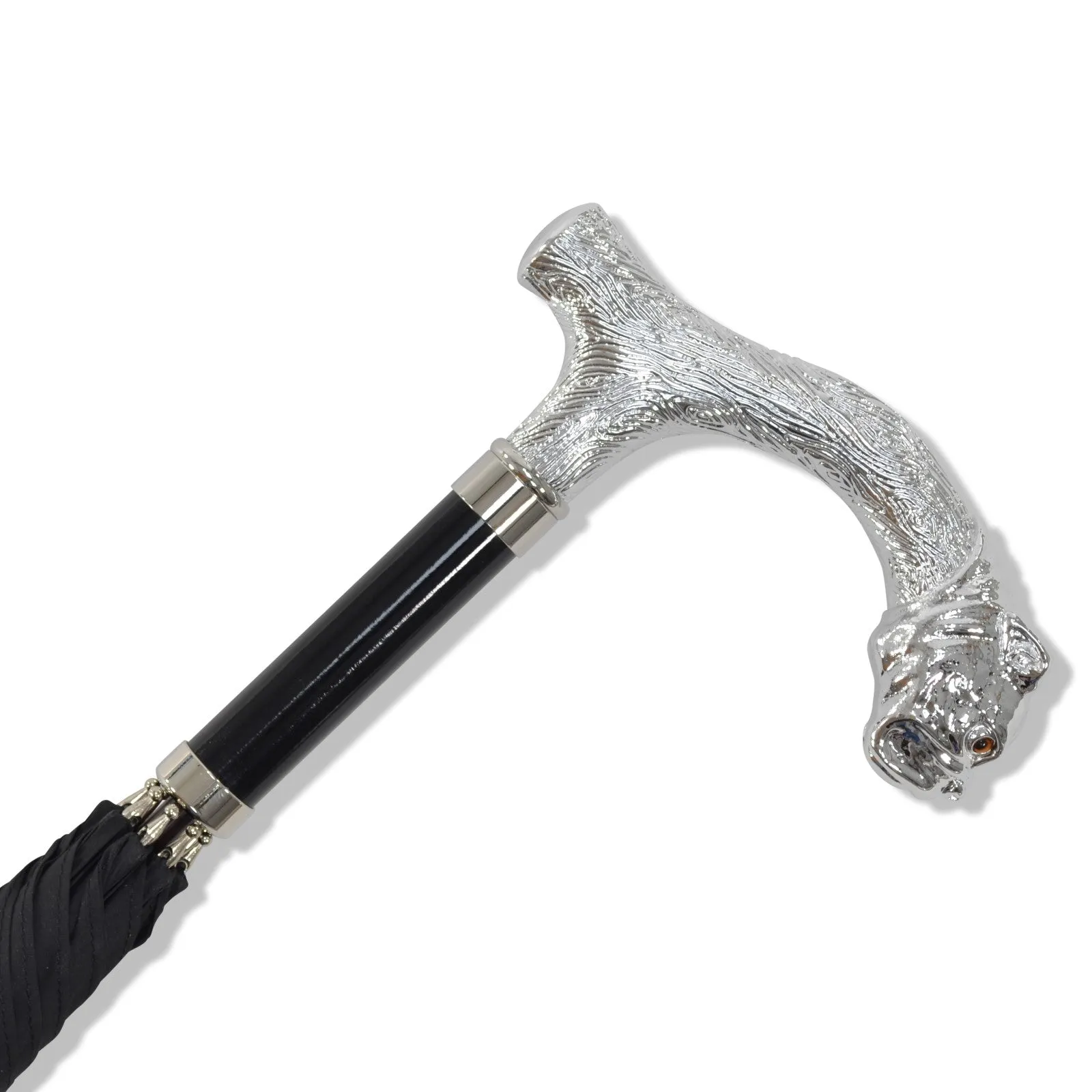 WLT7 Nickel Bulldog Head (NEW 2026) sold by Fox Umbrellas product image thumbnail 2