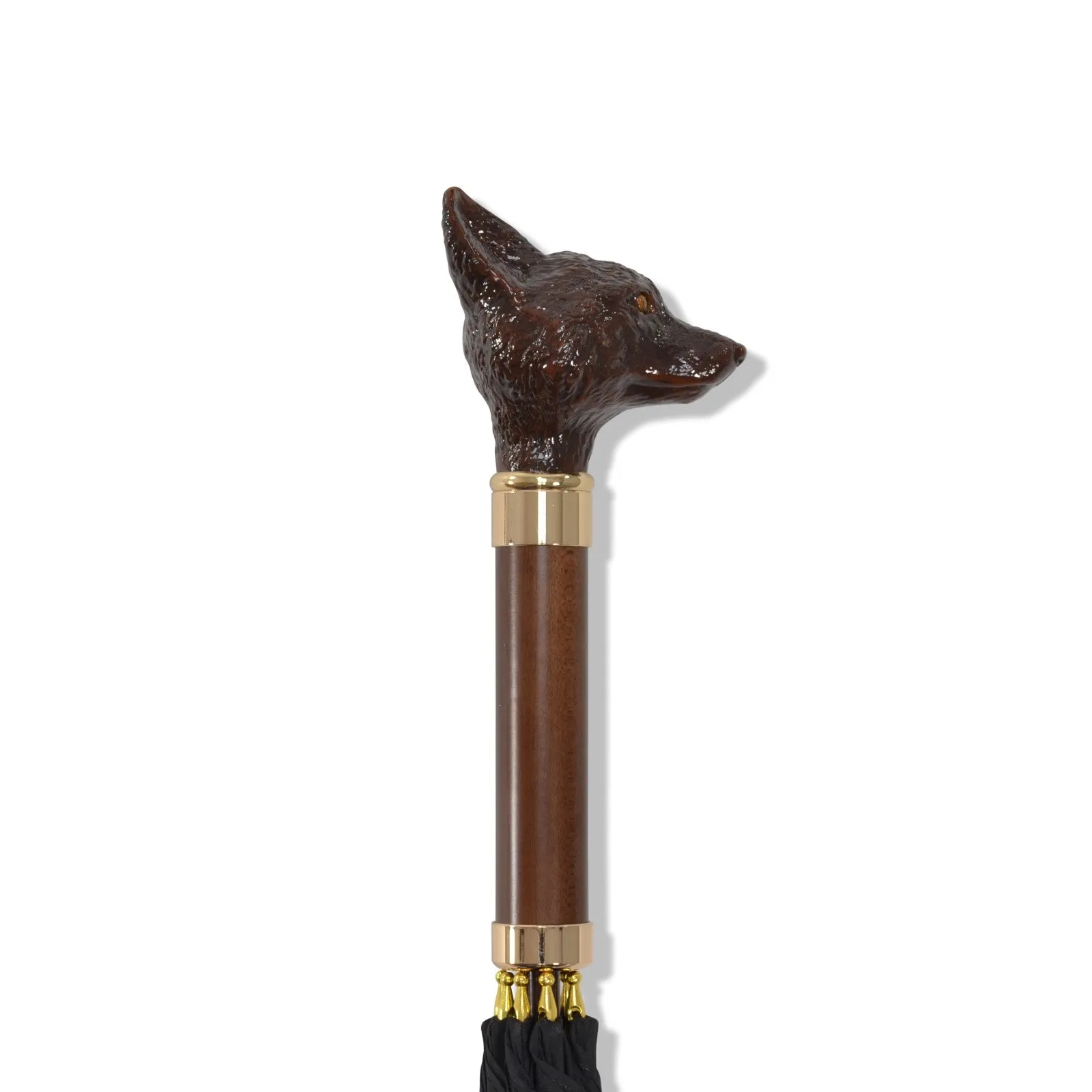 WLT5 Brown Finish Fox Head (NEW 2026) sold by Fox Umbrellas
