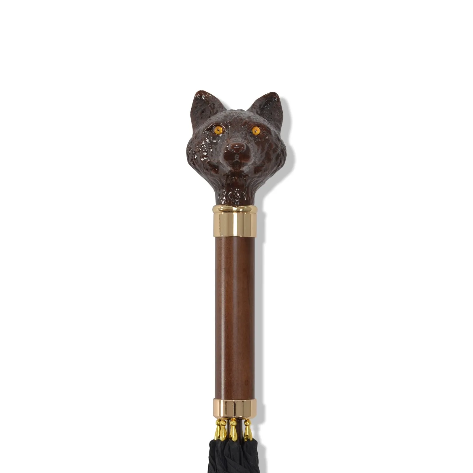 WLT5 Brown Finish Fox Head (NEW 2026) sold by Fox Umbrellas product image thumbnail 3