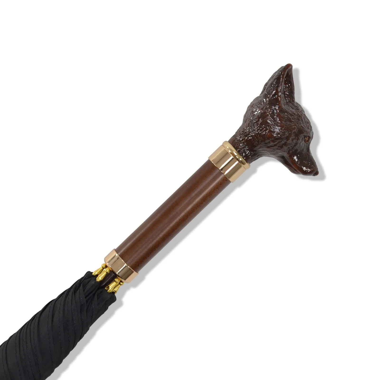 WLT5 Brown Finish Fox Head (NEW 2026) sold by Fox Umbrellas product image thumbnail 2