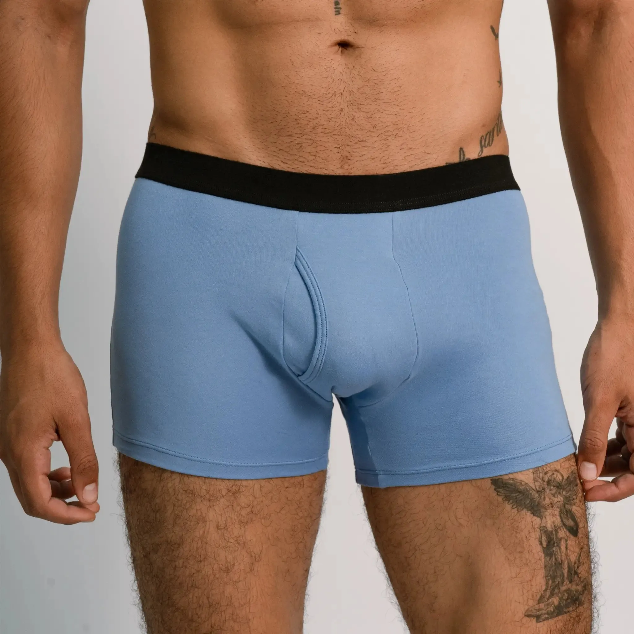 10 Pack Bundle - Men's Organic Pima Cotton Boxer Briefs Fly sold by Aya product image thumbnail 4