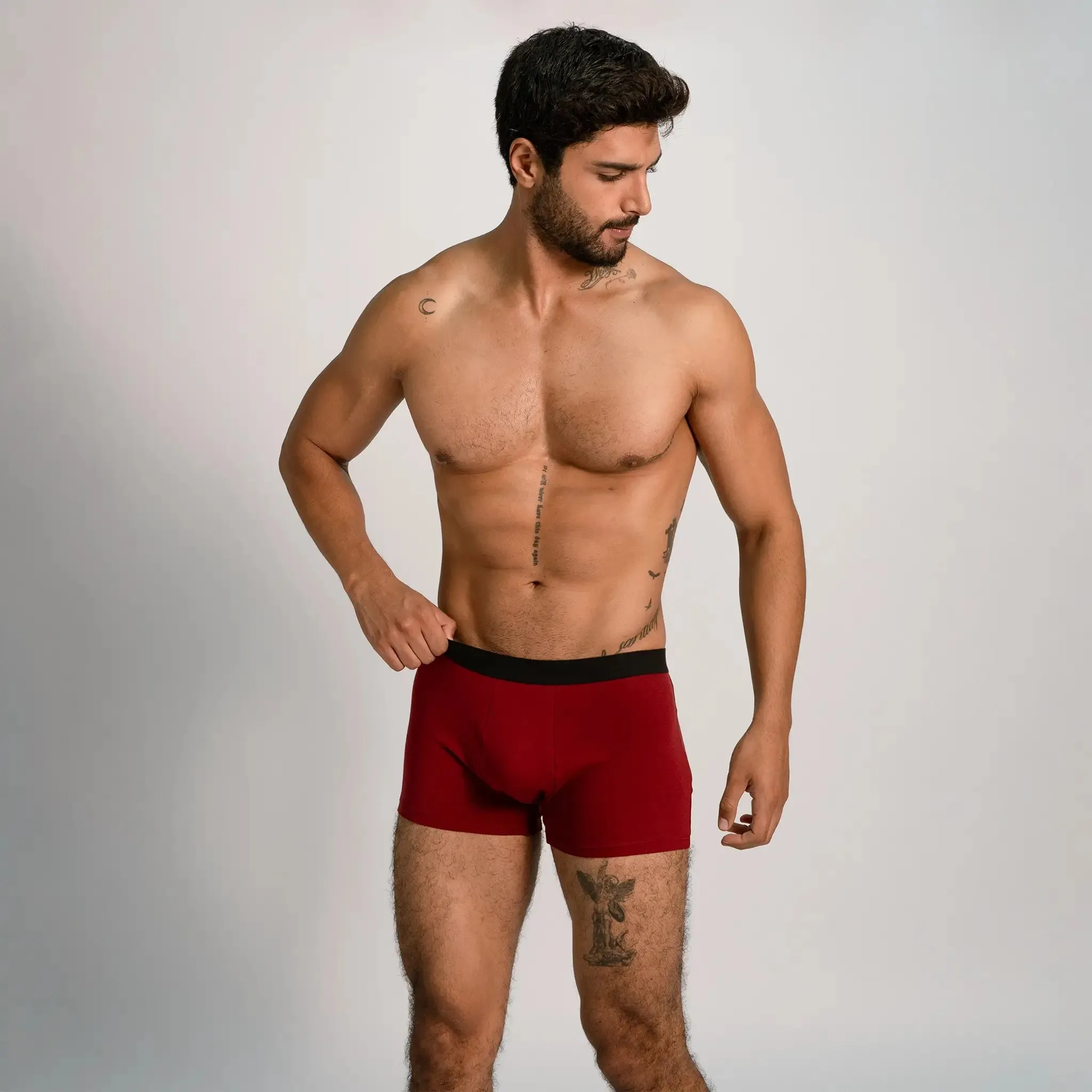 5 Pack Bundle - Men's Organic Pima Cotton Boxer Briefs sold by Aya product image thumbnail 2