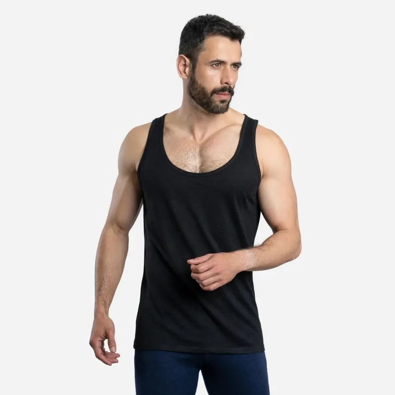 Men's Alpaca Travel Tank Top made by Arms of Andes