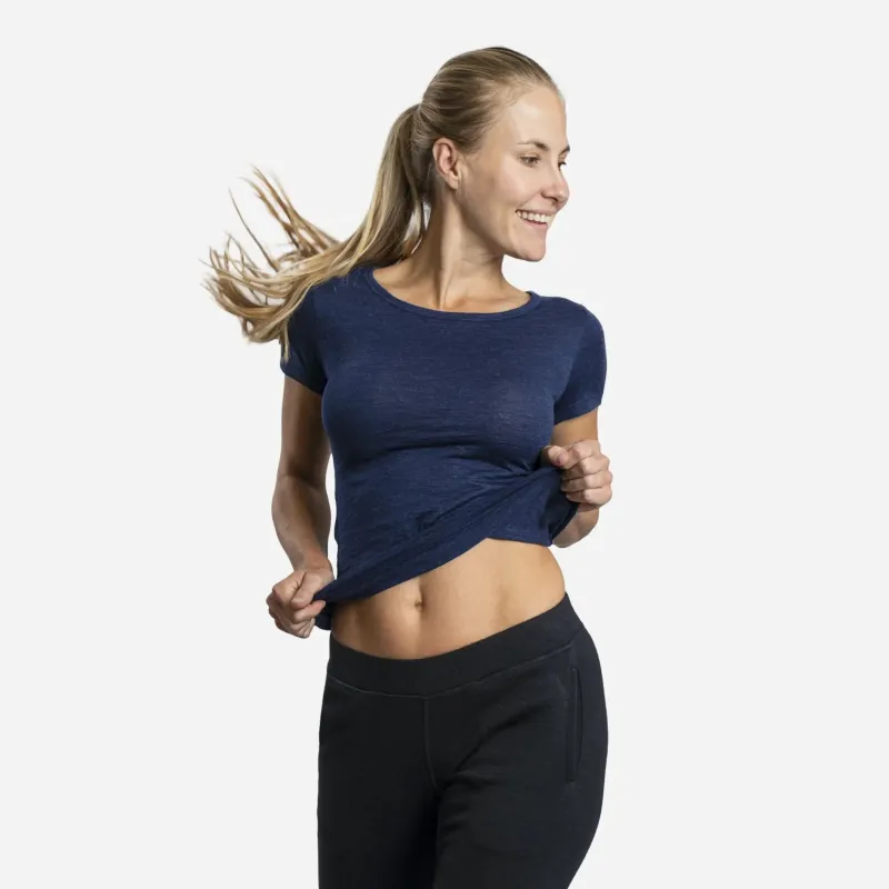 Women's Alpaca Travel T-Shirt Crew Neck made by Arms of Andes