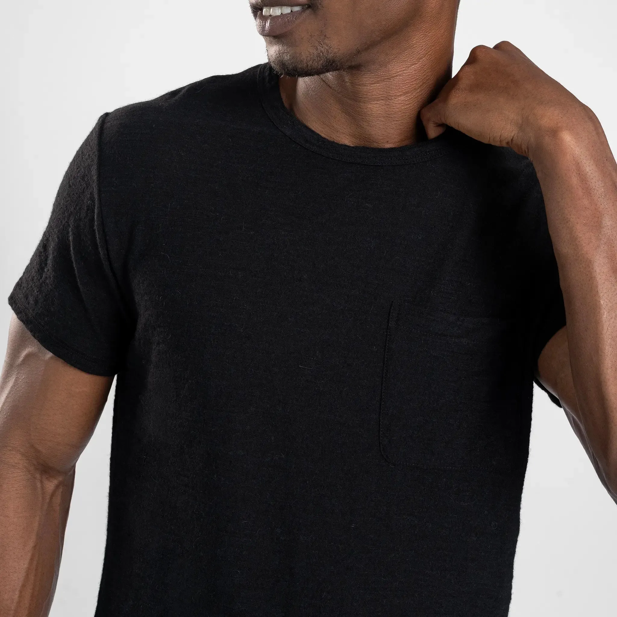 Men's Alpaca Travel Pocket T-Shirt sold by Aya product image thumbnail 4