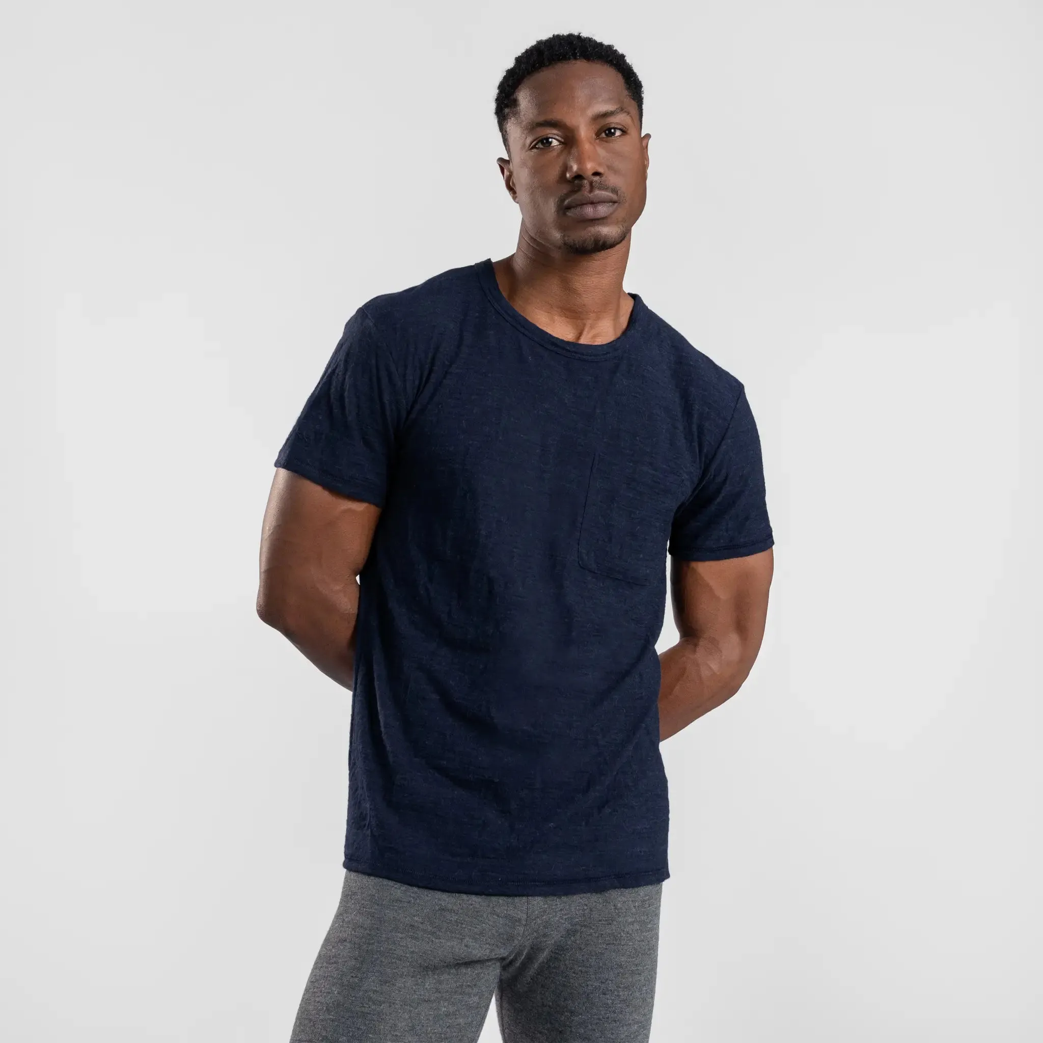 Men's Alpaca Travel Pocket T-Shirt sold by Aya product image thumbnail 5