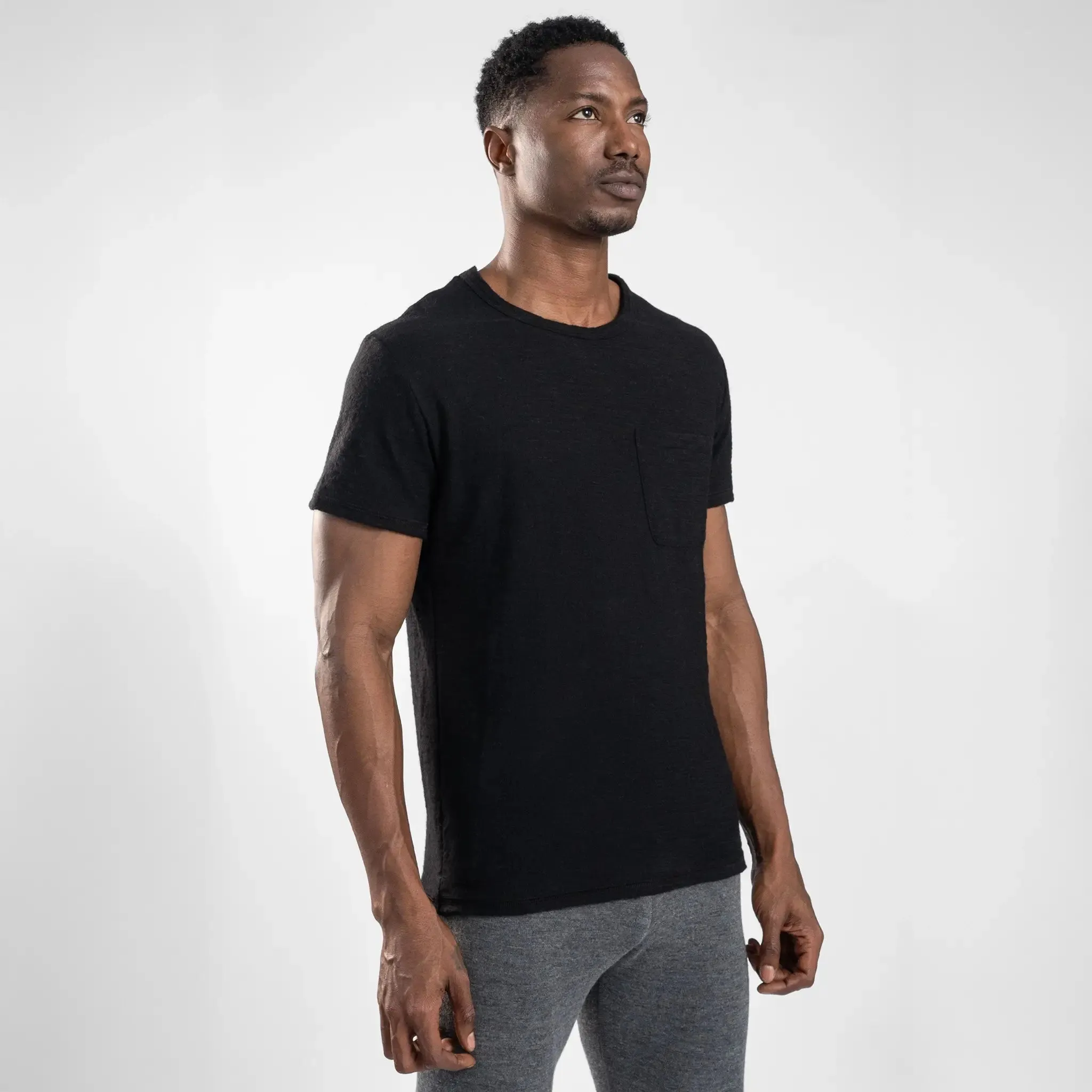 Men's Alpaca Travel Pocket T-Shirt sold by Aya product image thumbnail 2