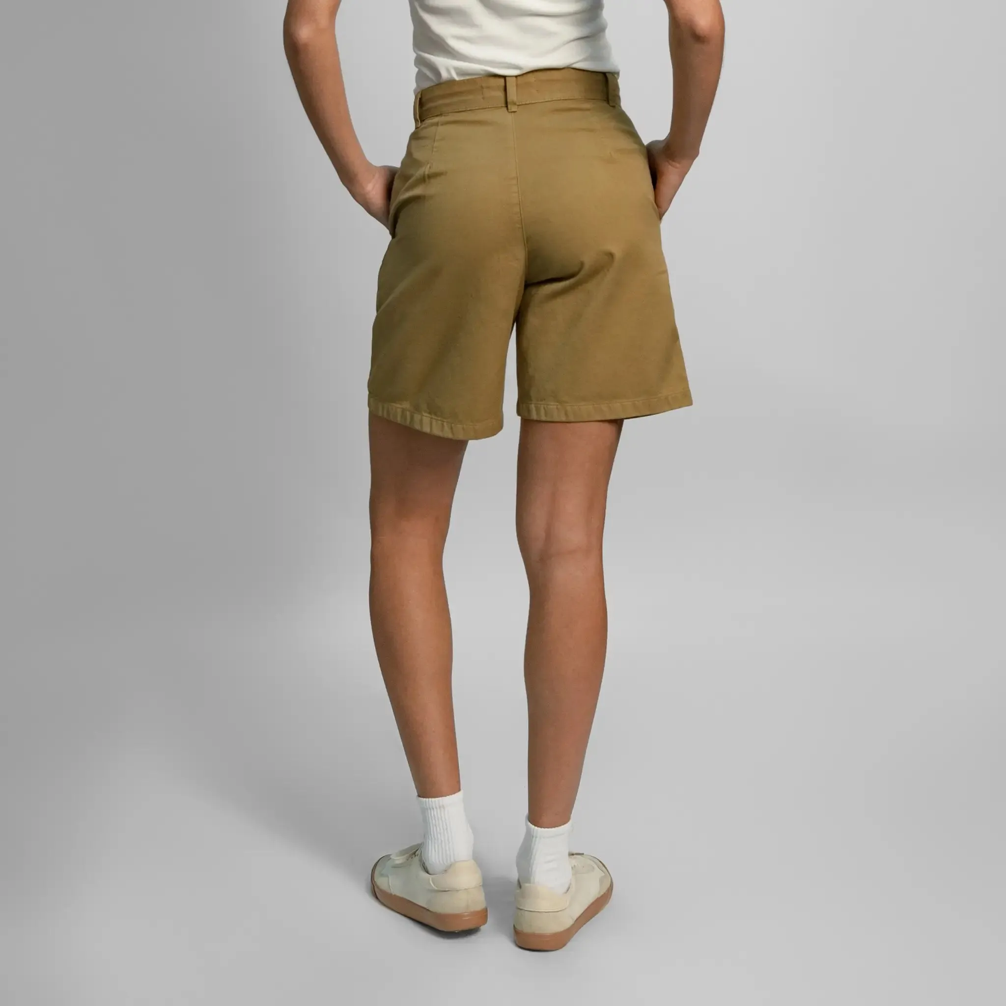 Women's Organic Pima Cotton Chino Shorts sold by Aya product image thumbnail 3