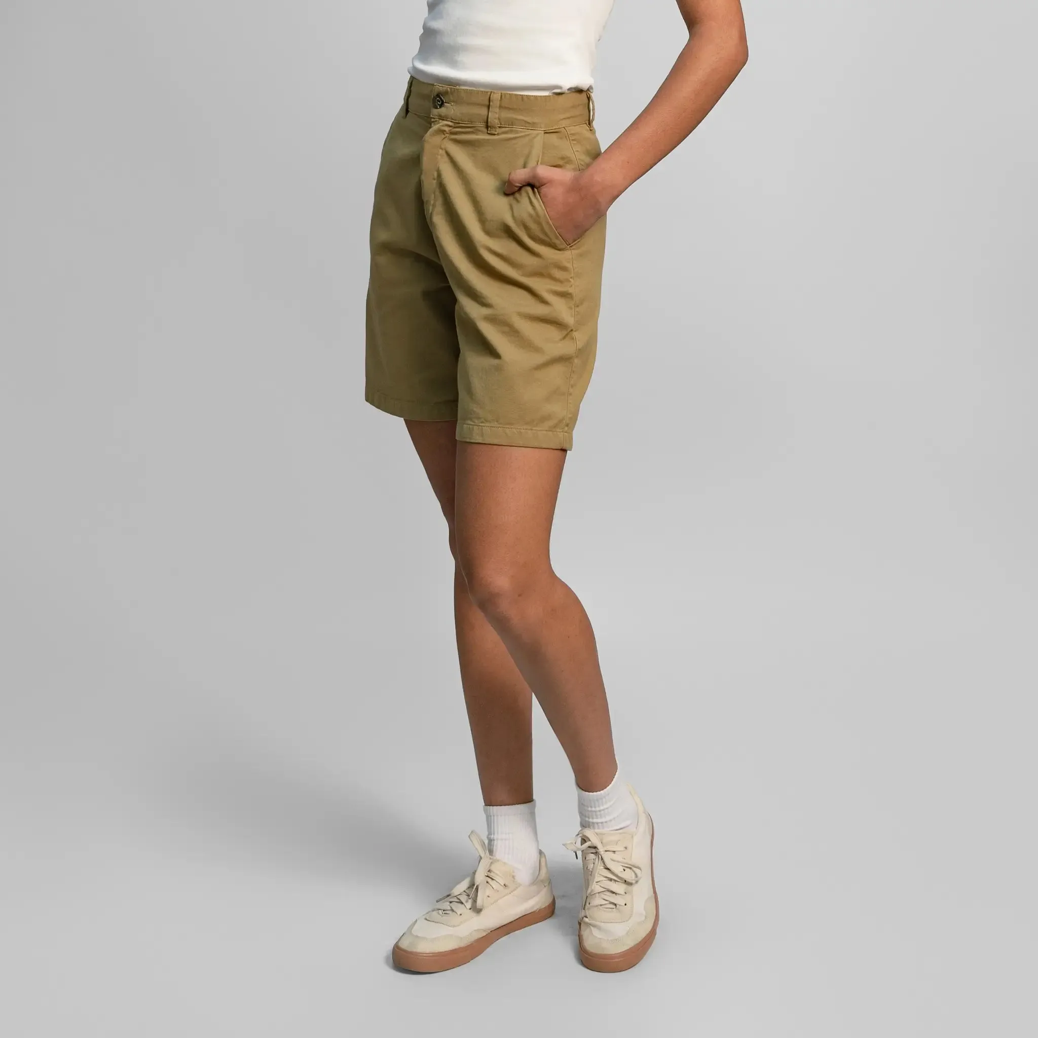 Women's Organic Pima Cotton Chino Shorts sold by Aya product image thumbnail 2