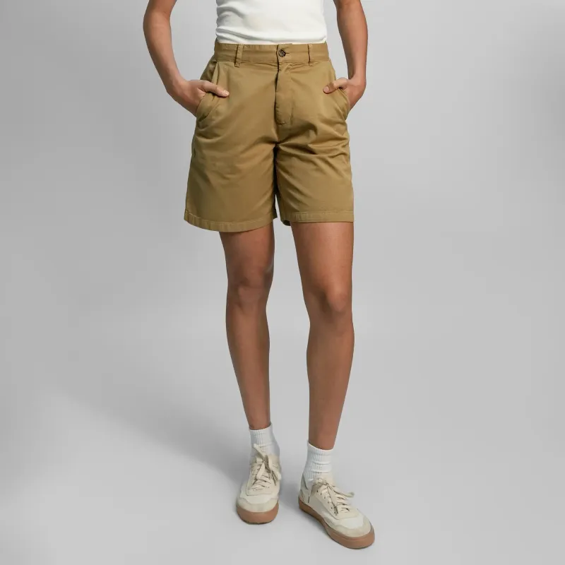 Women's Organic Pima Cotton Chino Shorts sold by Aya