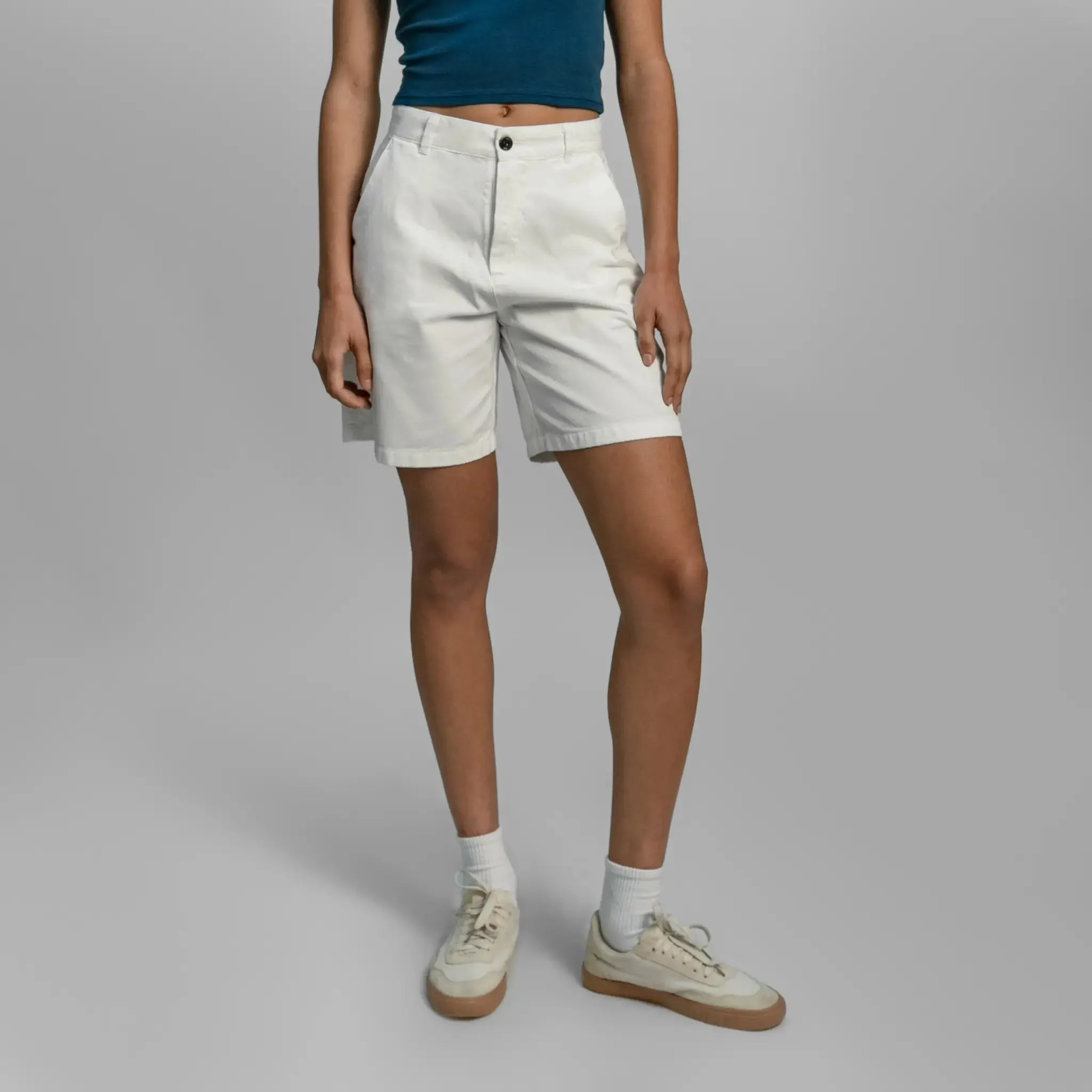 Women's Organic Pima Cotton Chino Shorts sold by Aya product image thumbnail 5