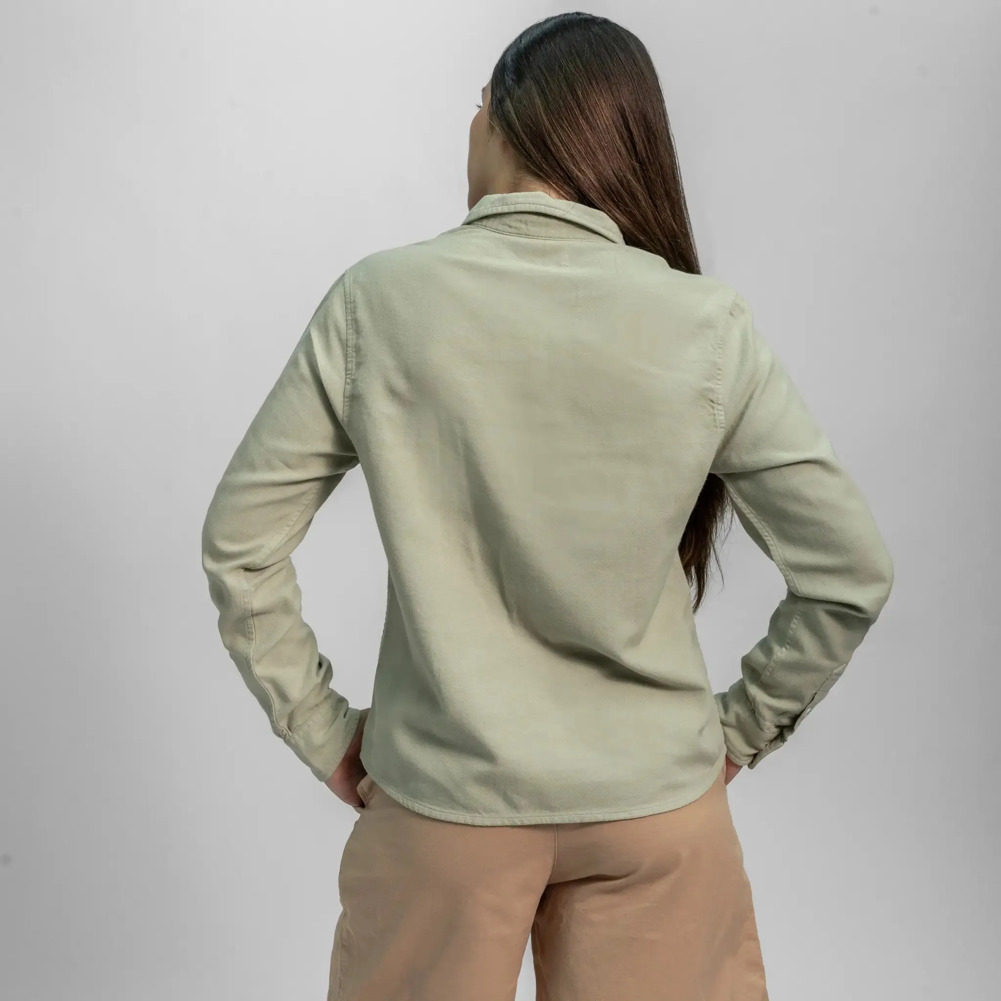 Women’s Organic Pima Cotton Classic Shirt - Lightweight sold by Aya product image thumbnail 3