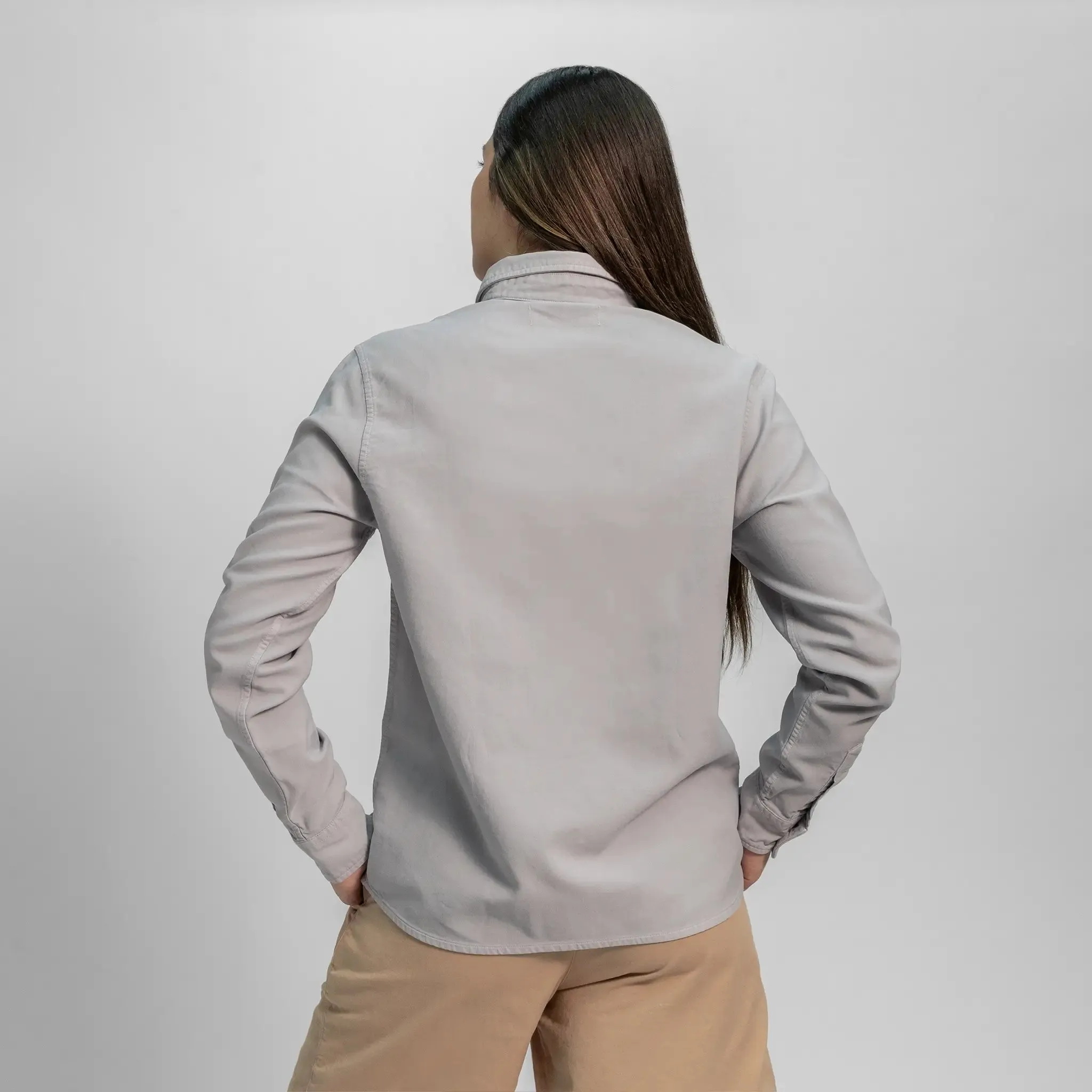 Women’s Organic Pima Cotton Classic Shirt - Heavyweight sold by Aya product image thumbnail 3