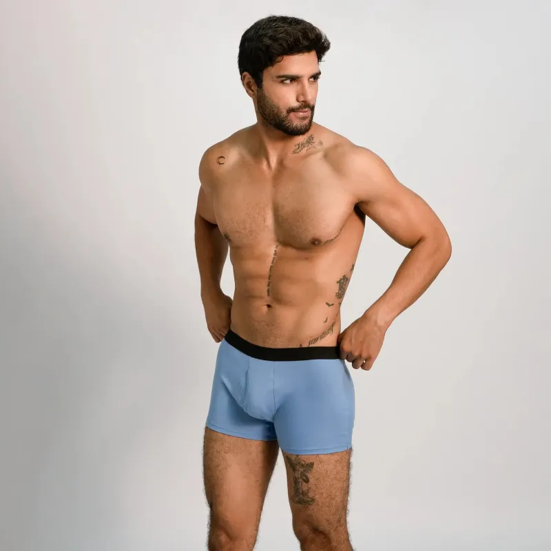 Men's Organic Pima Cotton Boxer Briefs Fly sold by Aya