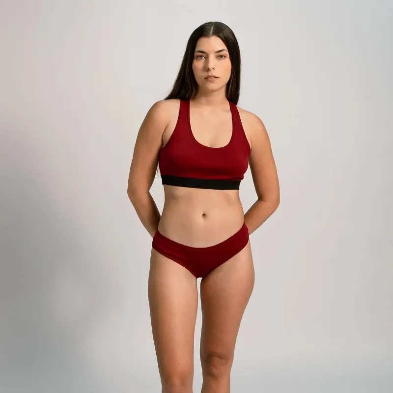 Women's Organic Pima Cotton Thongs sold by Aya