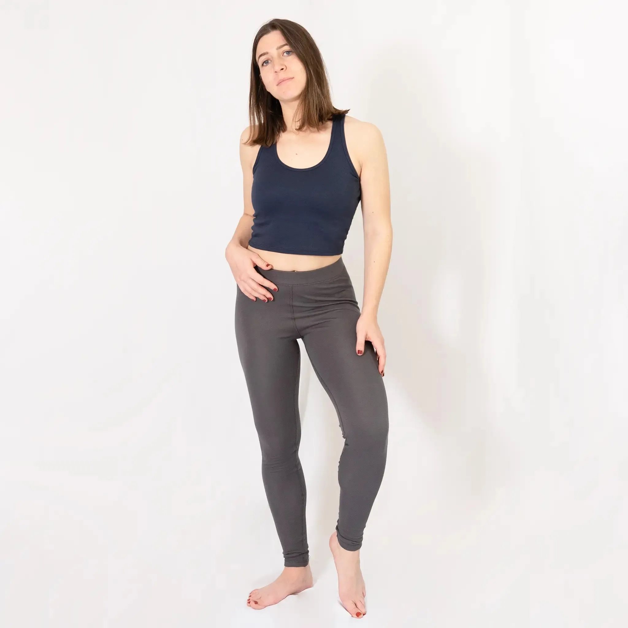 Women's Organic Pima Cotton Leggings sold by Aya product image thumbnail 4