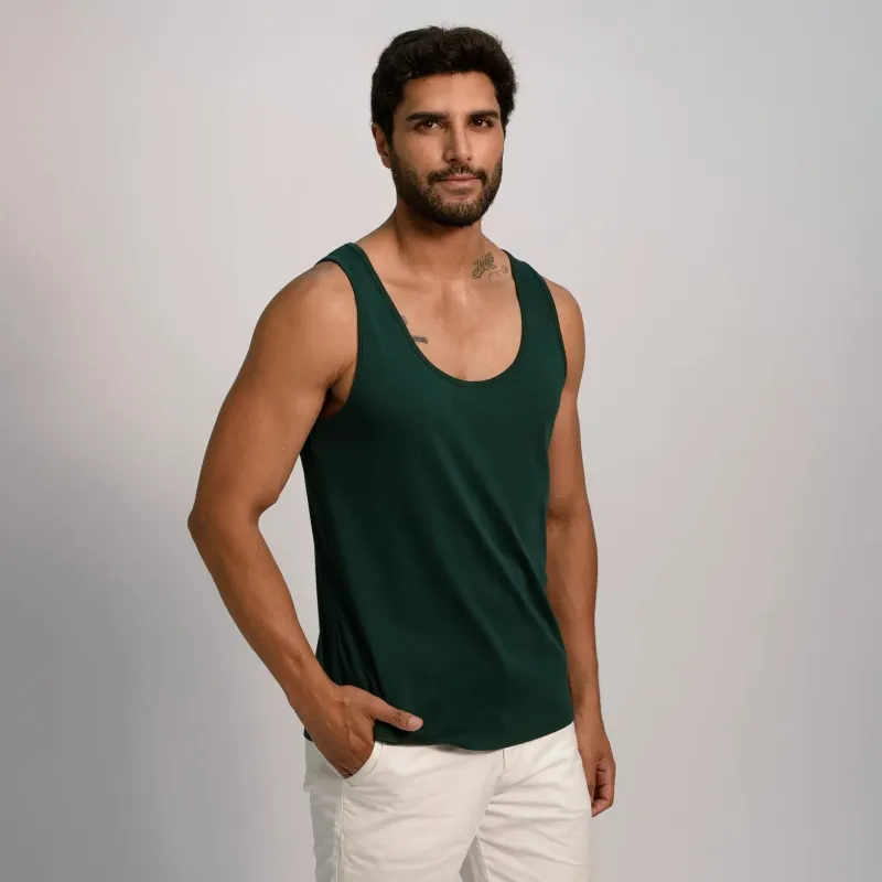 Men's Organic Pima Cotton Tank Top sold by Aya