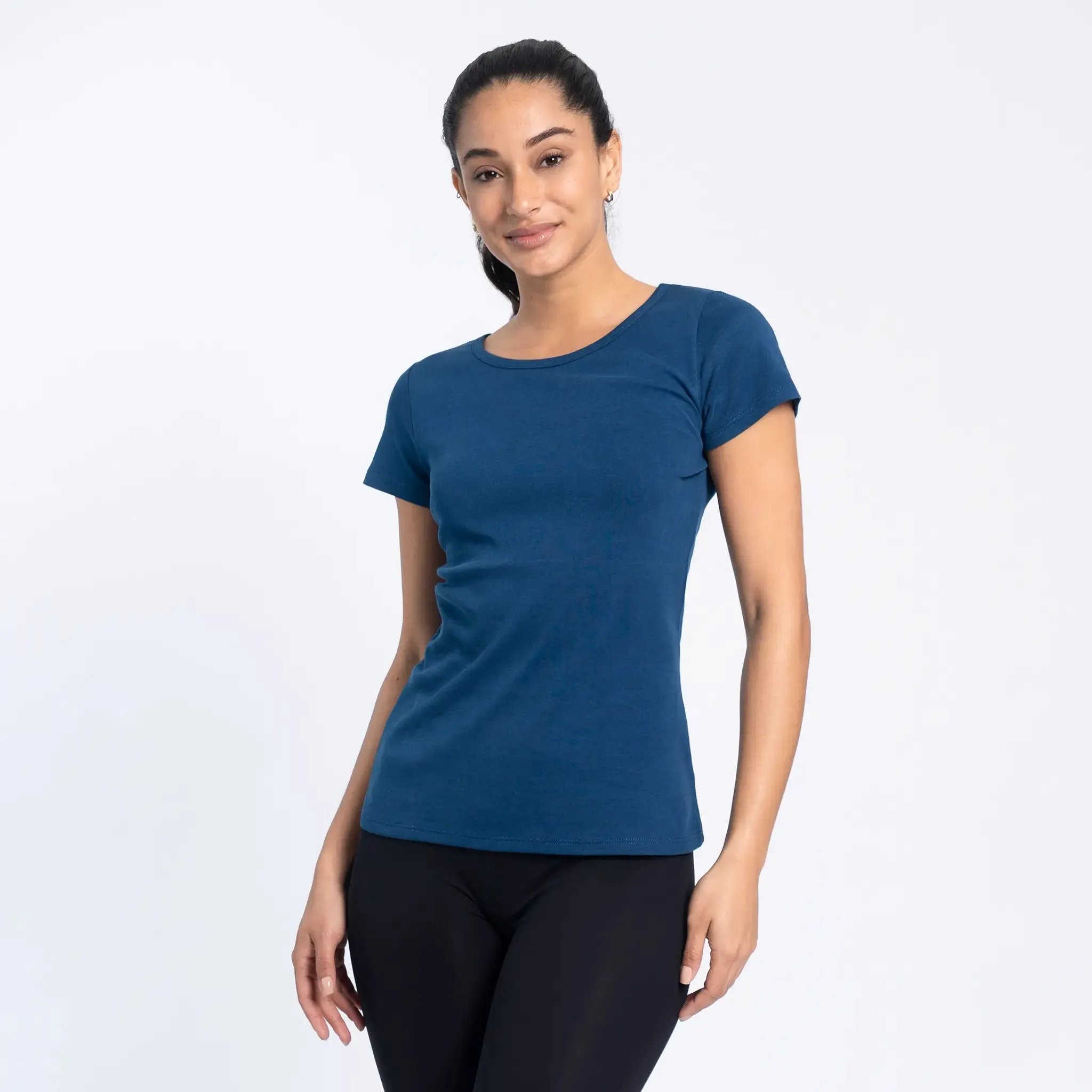 Women's Organic Pima Cotton T-Shirt sold by Aya product image thumbnail 4
