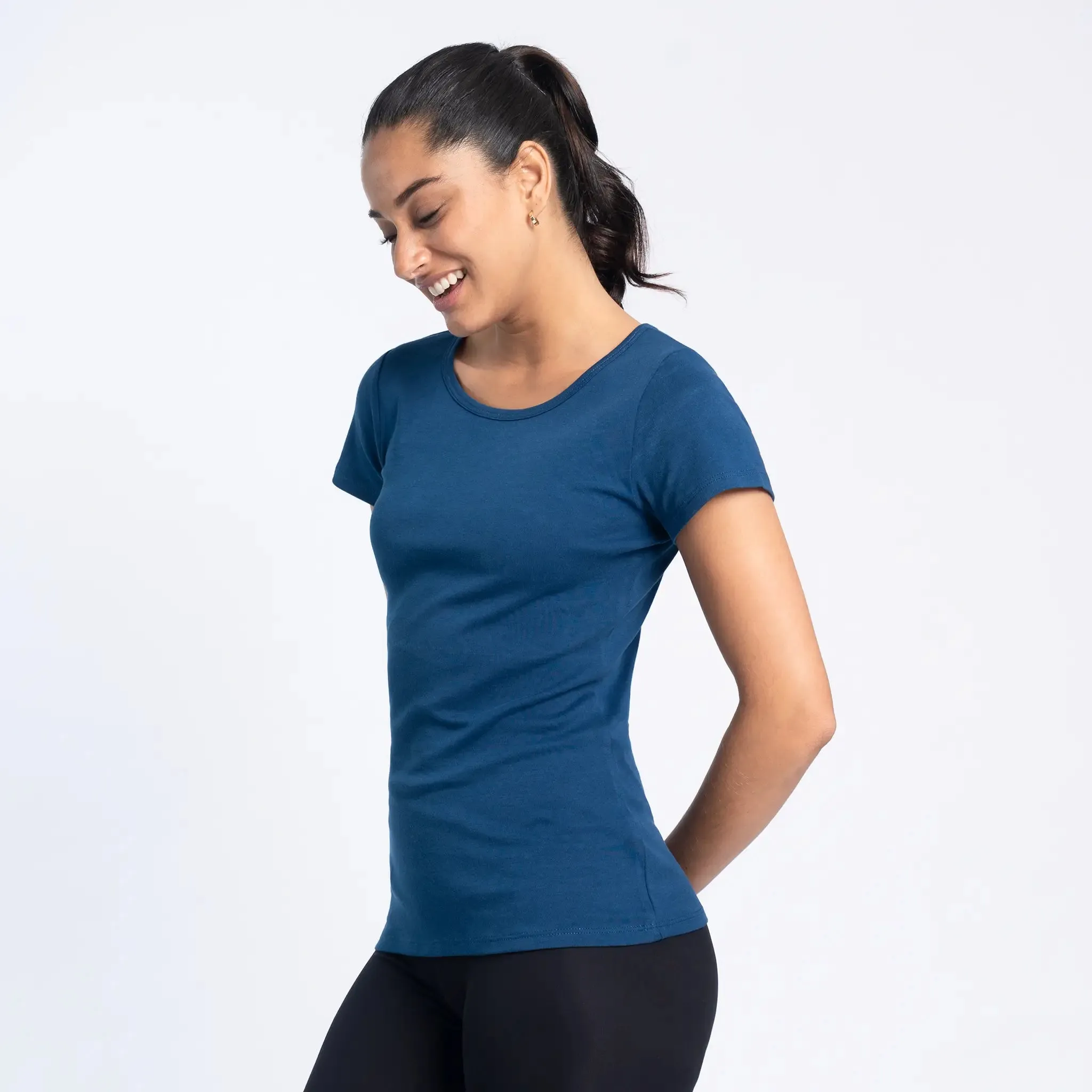 Women's Organic Pima Cotton T-Shirt sold by Aya product image thumbnail 3