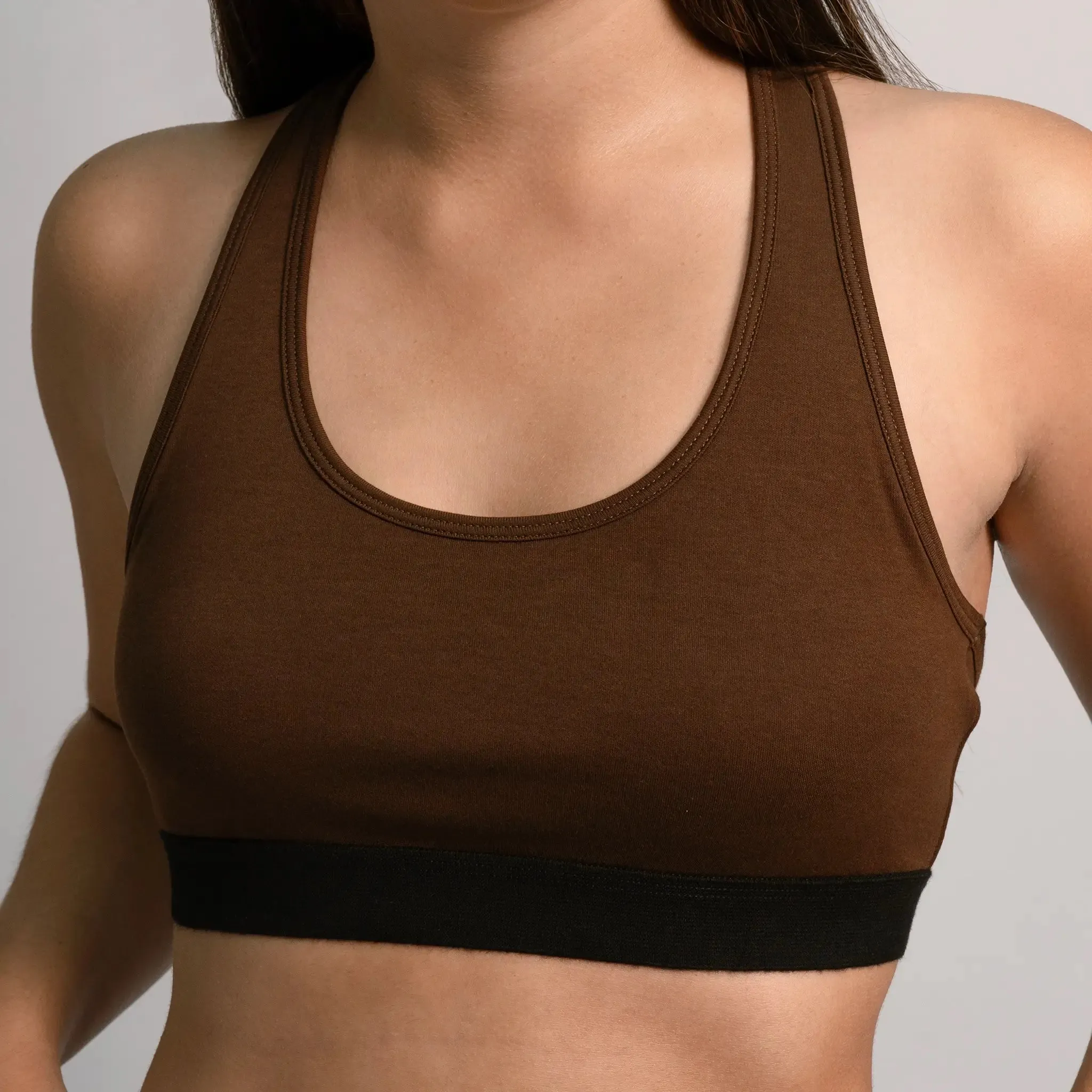 Women's Organic Pima Cotton Bralette sold by Aya product image thumbnail 2
