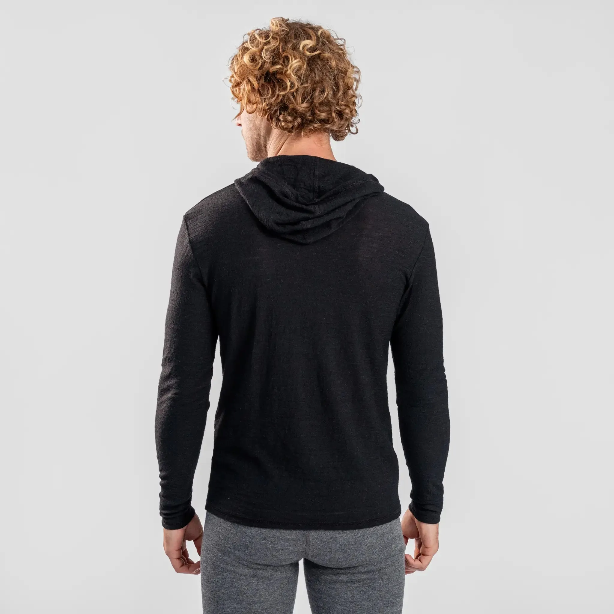 Men's Alpaca Sun Hoodie: Featherweight sold by Aya product image thumbnail 3