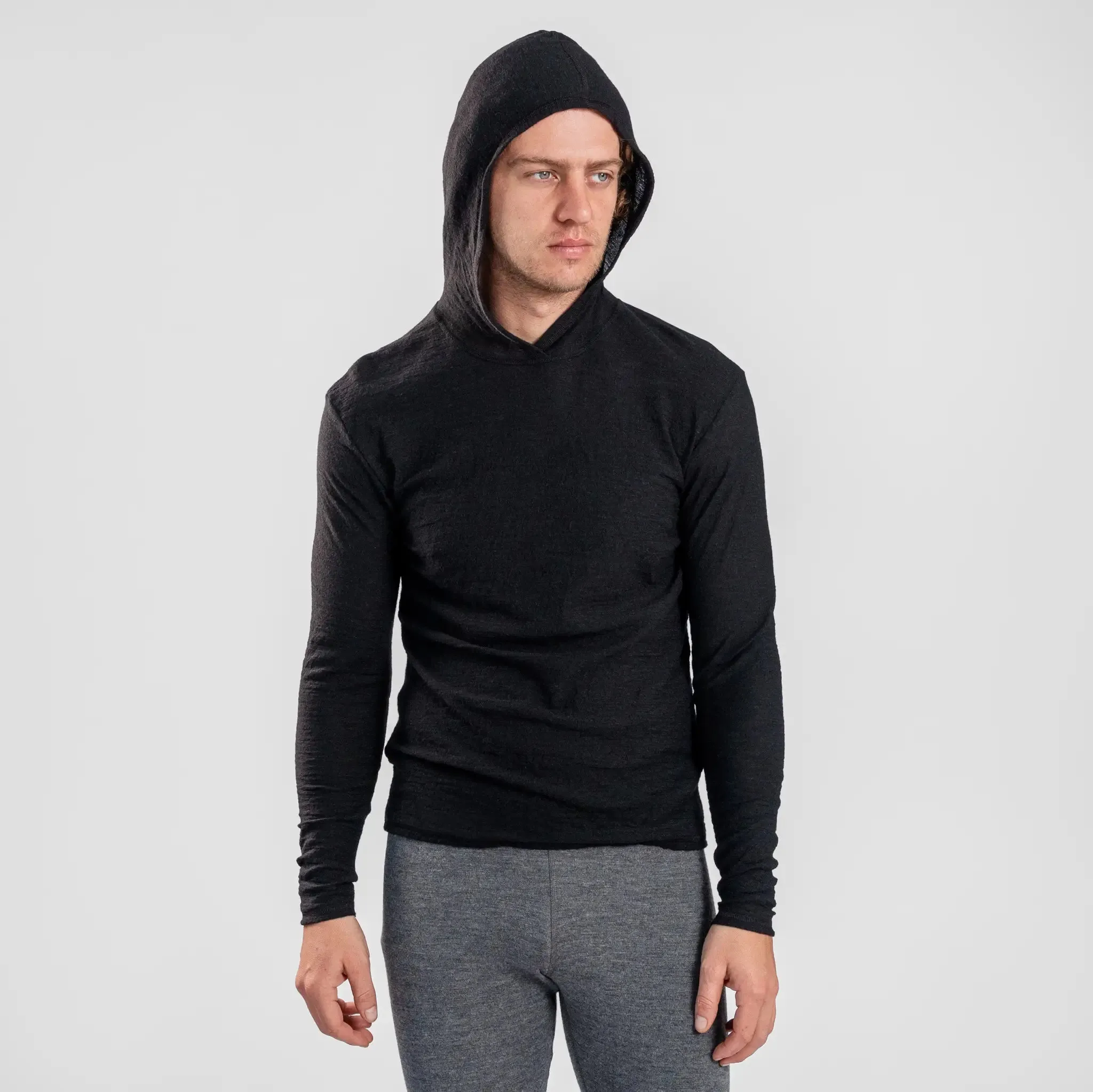 Men's Alpaca Sun Hoodie: Featherweight sold by Aya product image thumbnail 2
