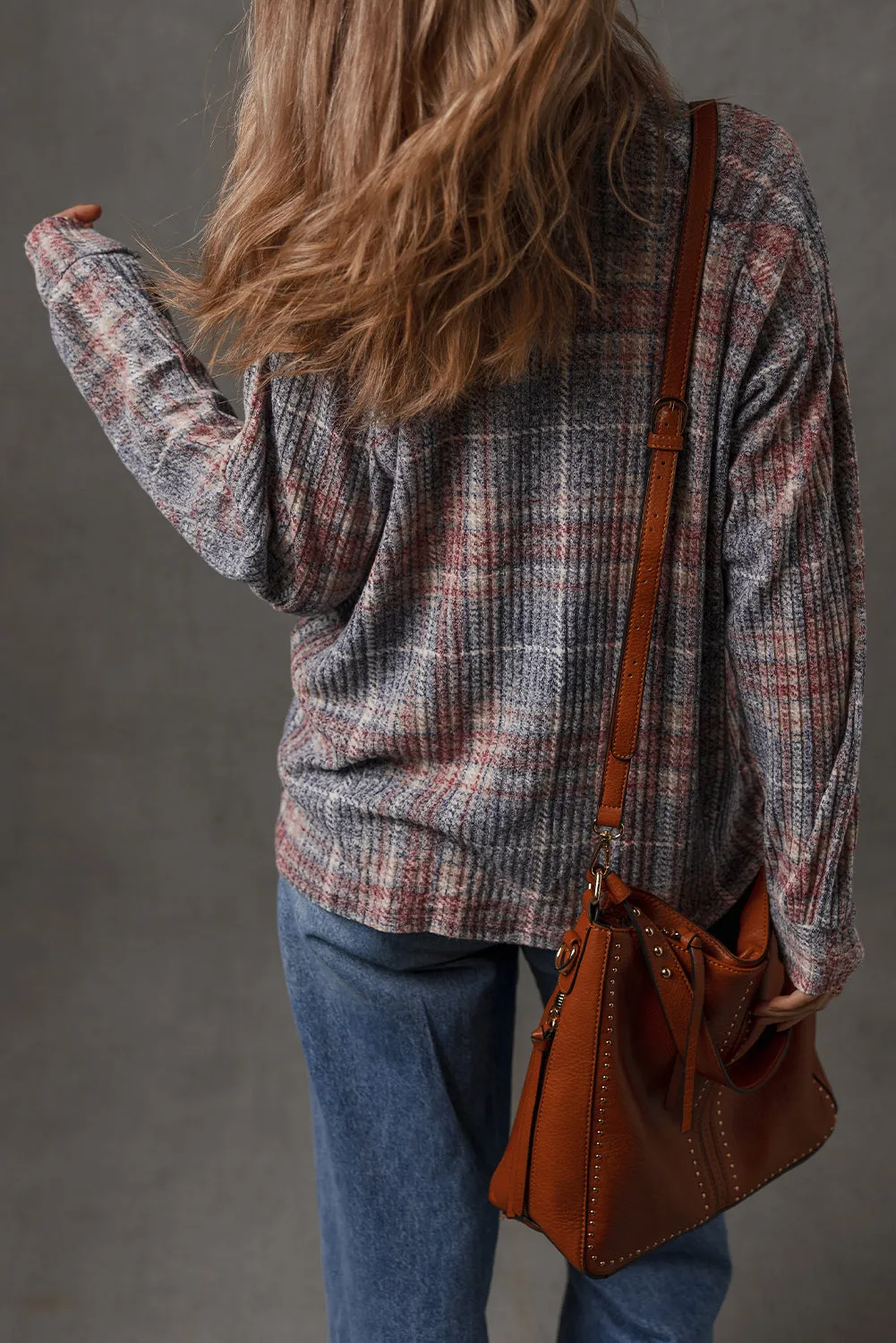 Multicolour Plaid Textured Chest Pocket Shirt sold by eAura product image thumbnail 2