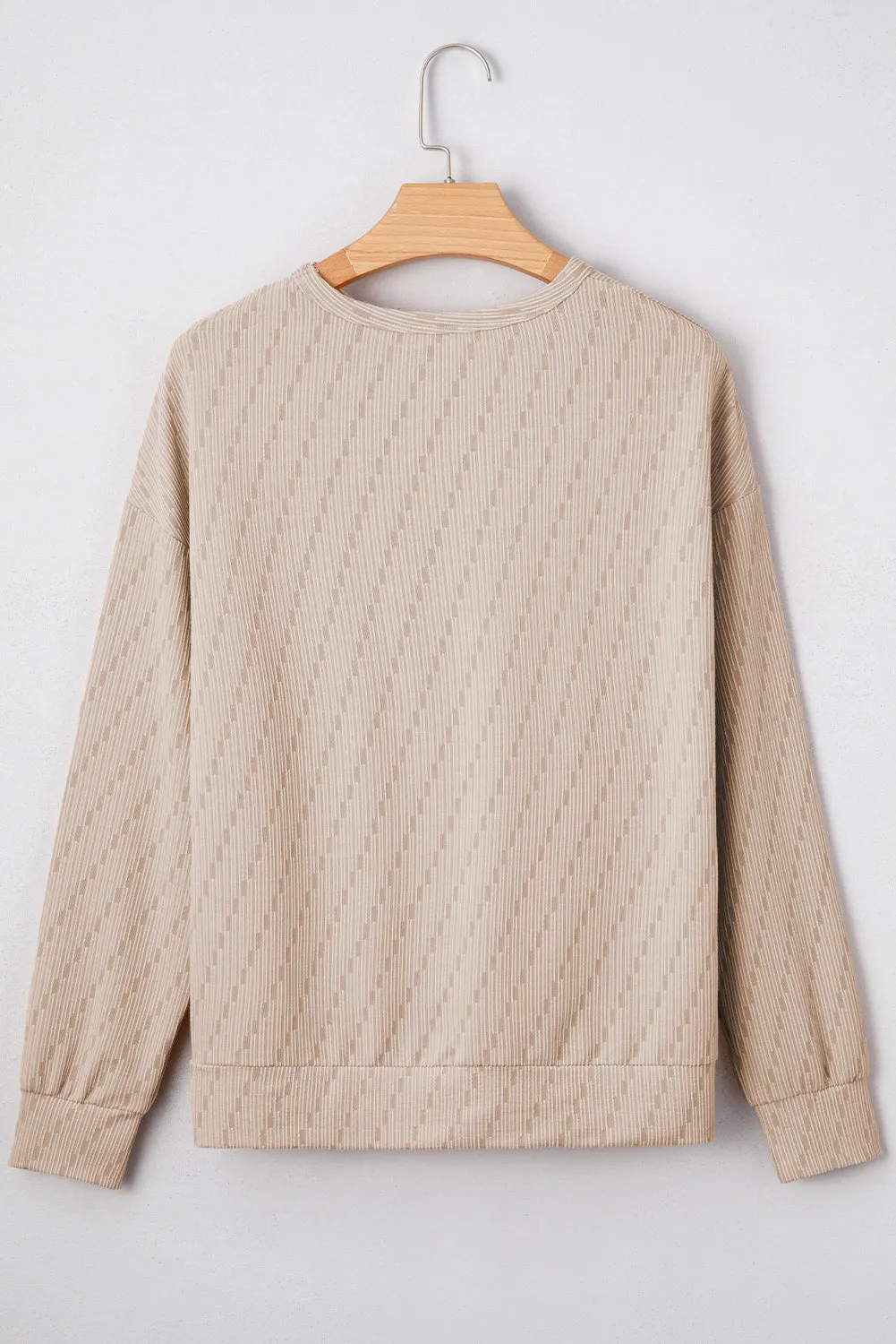 Textured Long Sleeve Top sold by eAura product image thumbnail 4