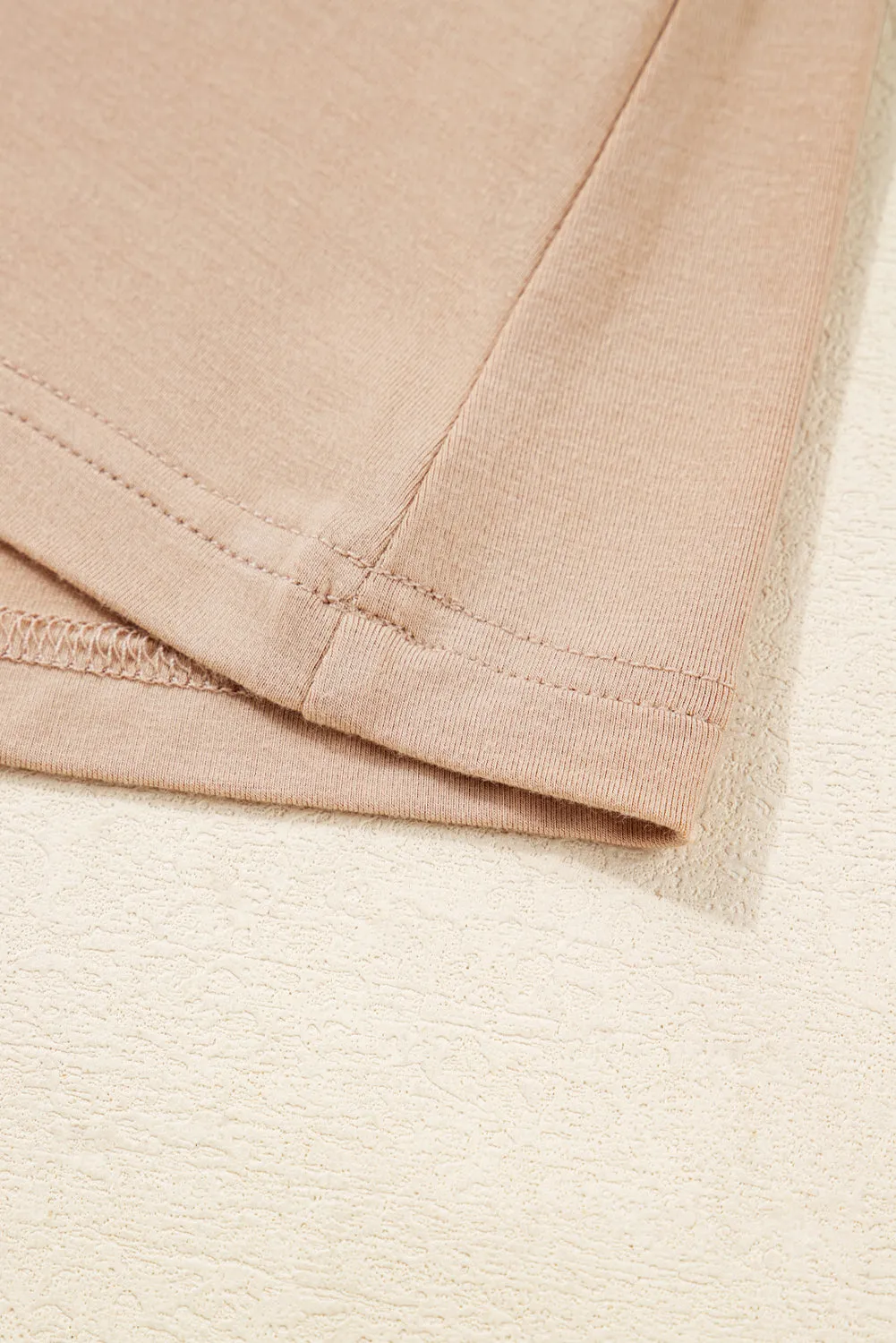 Lace-trimmed Sweetheart Neckline Ruched Detail Long Sleeve T-shirt sold by eAura product image thumbnail 5