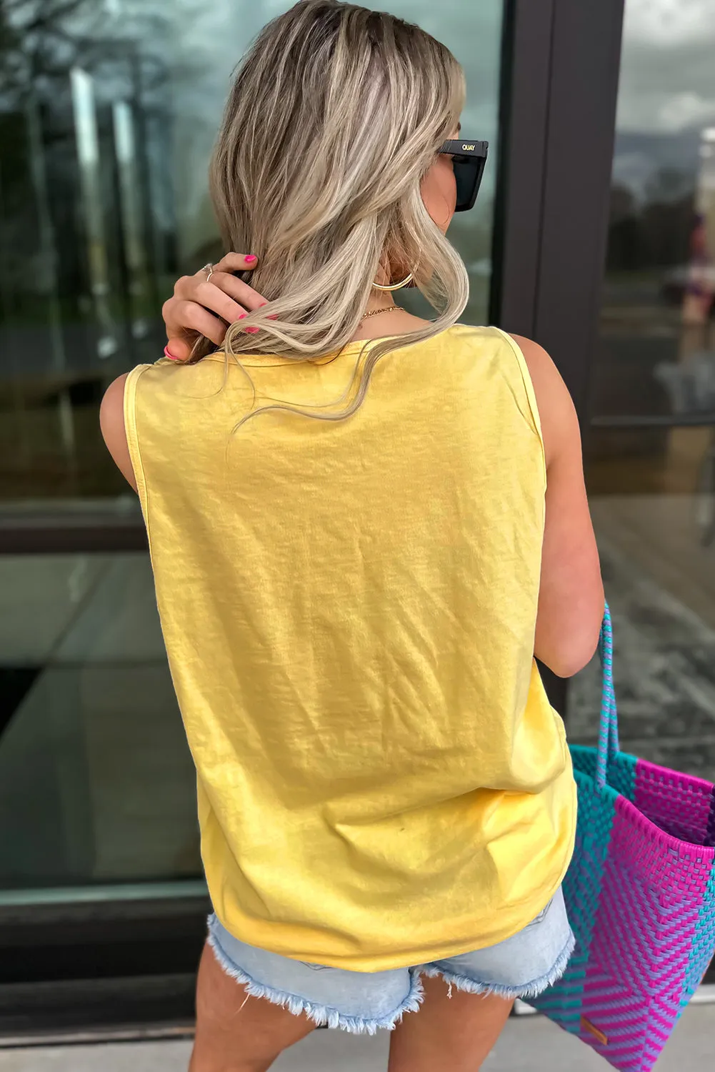 Flower Graphic Casual Tank Top sold by eAura product image thumbnail 2