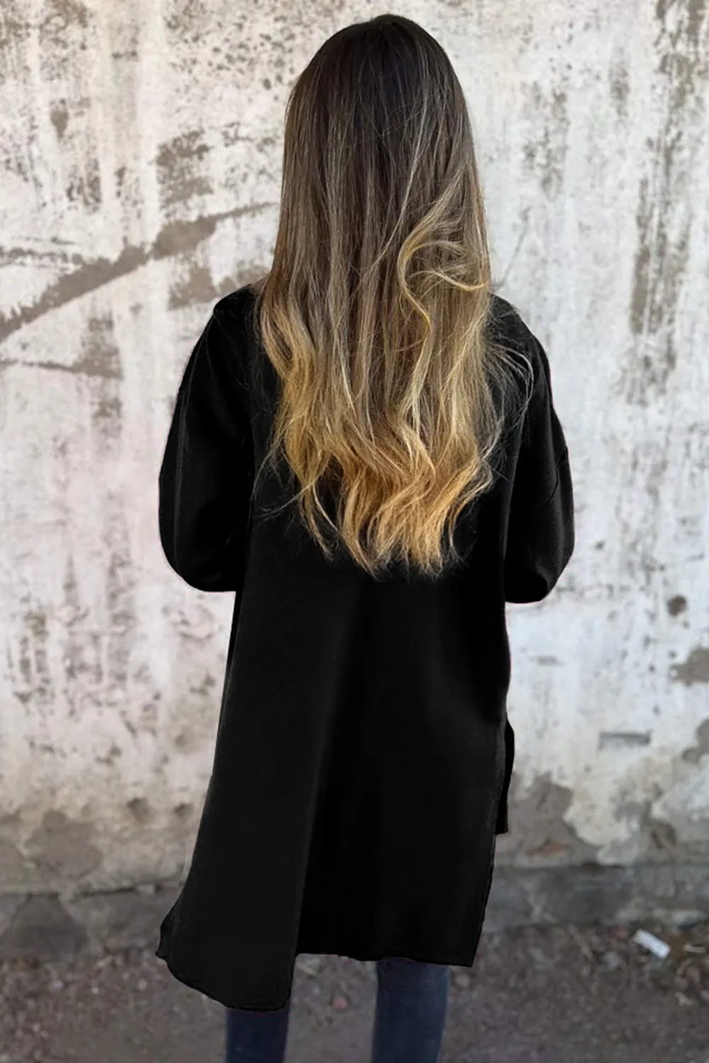 Fiery Red Solid Colour Casual Zip up Hooded Coat sold by eAura product image thumbnail 5