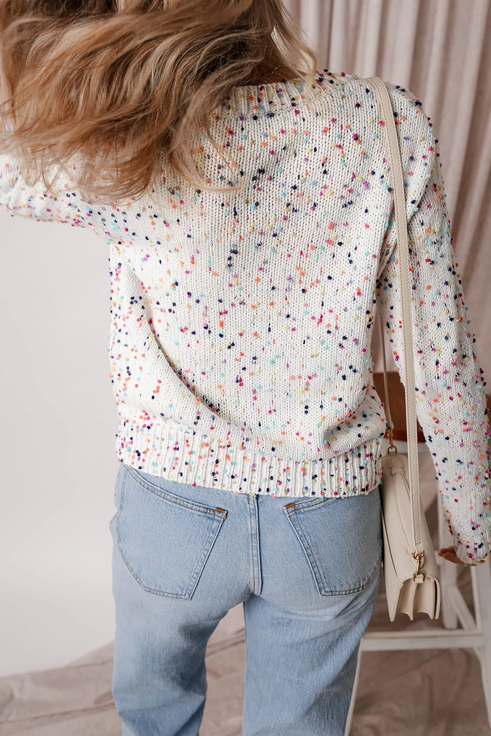 Decor MultiColour Confetti Sweater Cardigan sold by eAura product image thumbnail 5