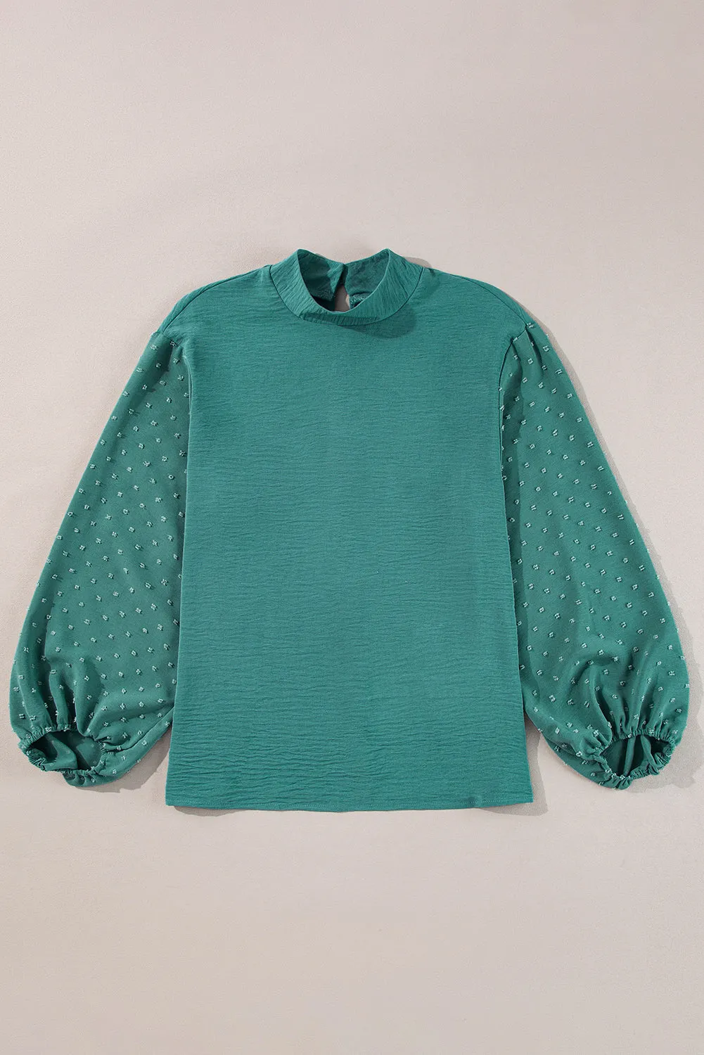 Skobeloff Swiss Dot Balloon Sleeve Loose Blouse sold by eAura product image thumbnail 4