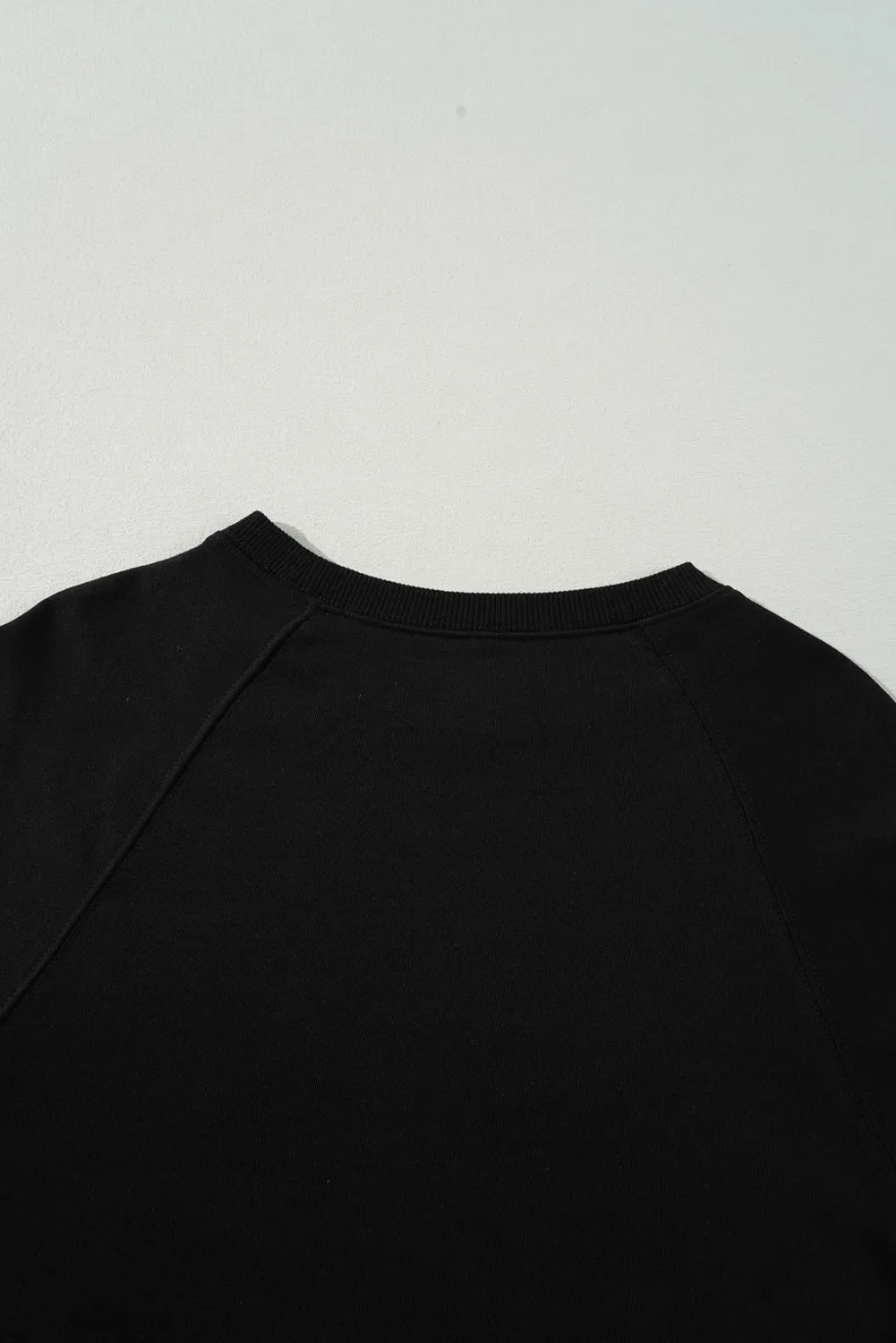 Black Rainbow Colourblock Striped Pullover Sweatshirt sold by eAura product image thumbnail 5