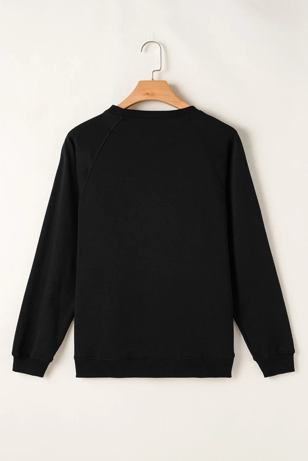 Black Rainbow Colourblock Striped Pullover Sweatshirt sold by eAura product image thumbnail 4