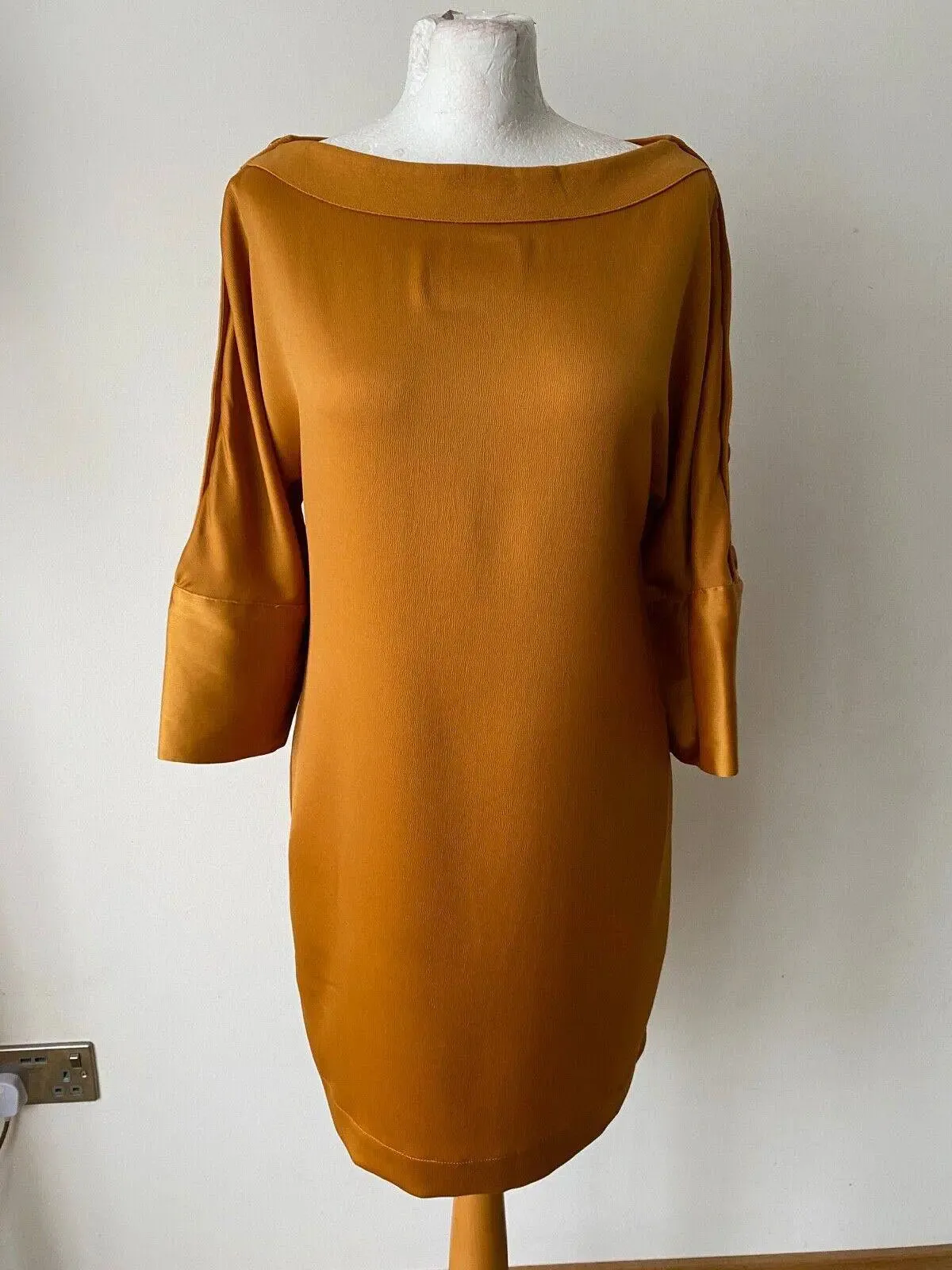 La Redoute Button Detail Tunic Dress Size 10 Available in: Blue, Pink, Yellow sold by eAura product image thumbnail 2