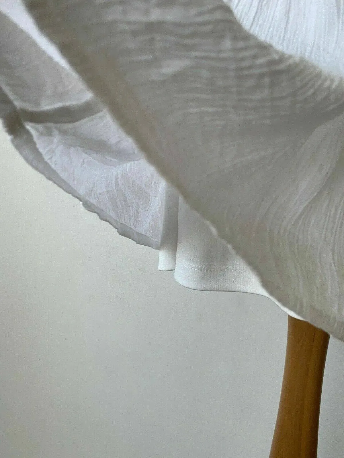 even&odd White Summer Dress Size M ( 10 ) Crinkle and Lace sold by eAura product image thumbnail 3