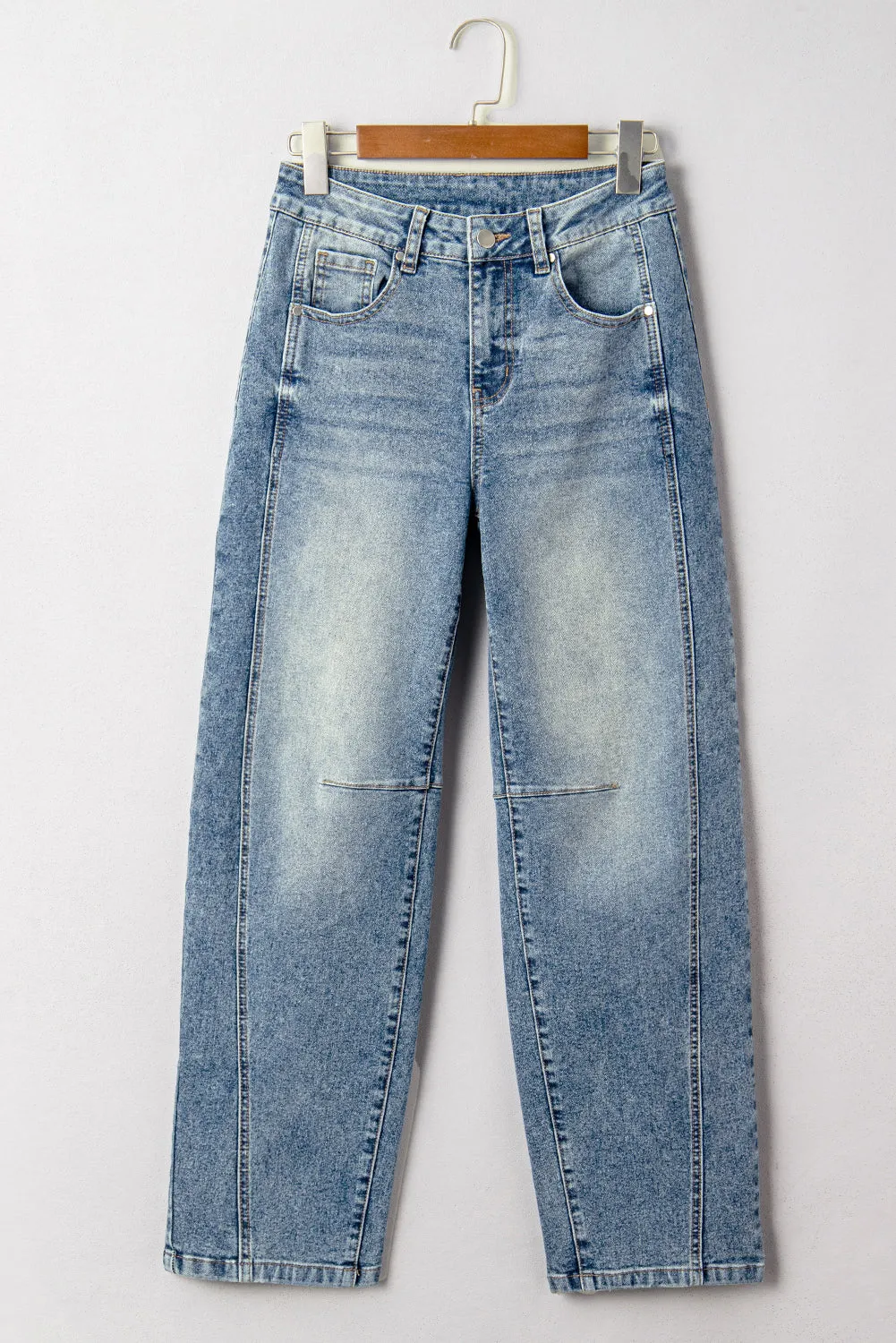 Washed Seam Detail Shift Jeans sold by eAura product image thumbnail 4