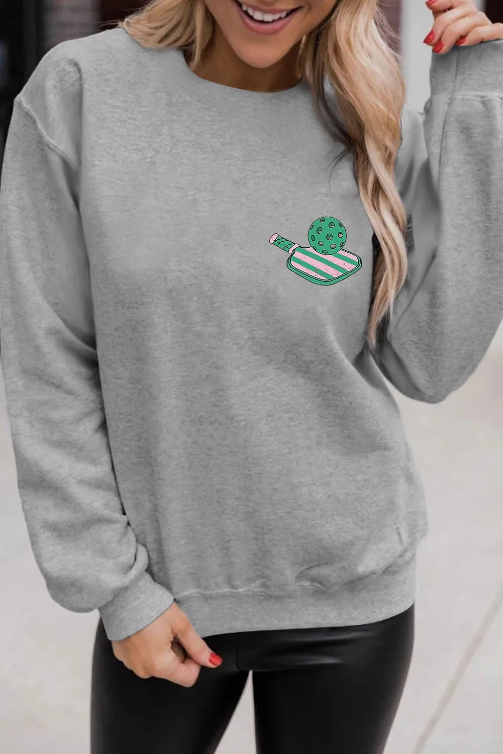 PICKLE BALL SOCIAL CLUB Game Day Graphic Sweatshirt sold by eAura product image thumbnail 4
