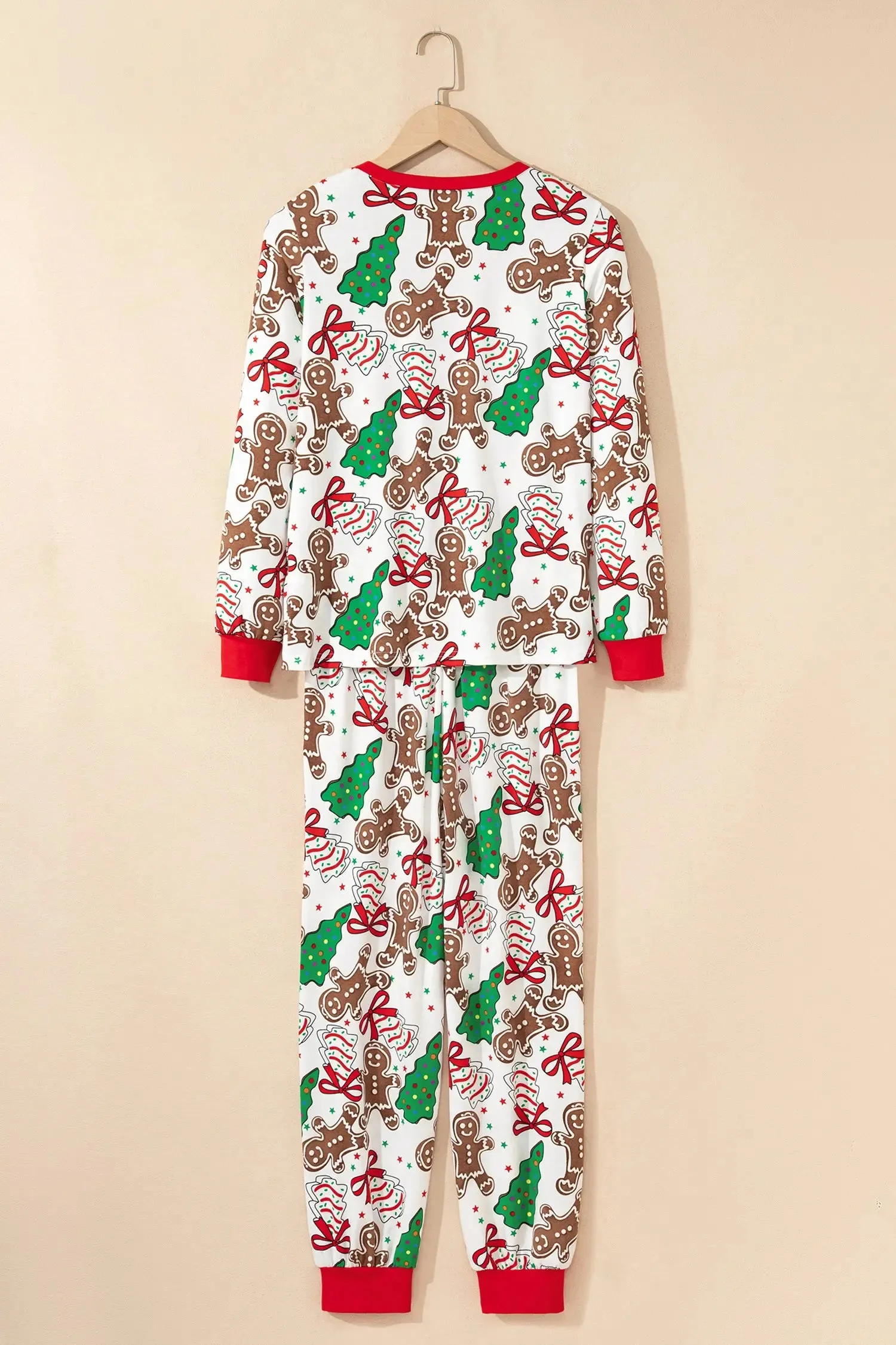 Christmas Pattern Button V-Neck Pyjamas sold by eAura product image thumbnail 2